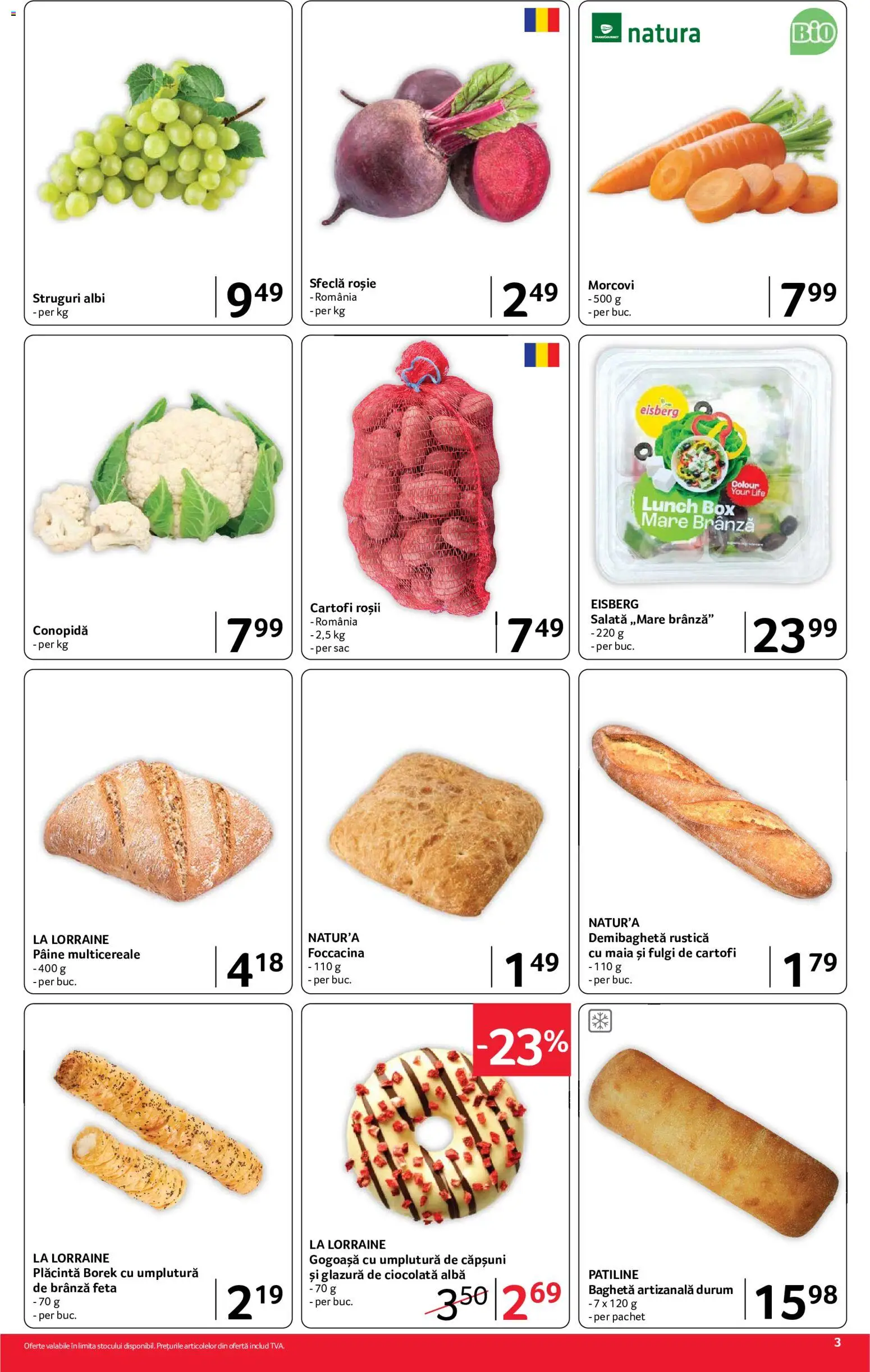 Catalog Selgros 21 August - 2 Septembrie 2026 | Pagina 3 | Produse: Struguri, Gogoasa, Roșii, Morcovi