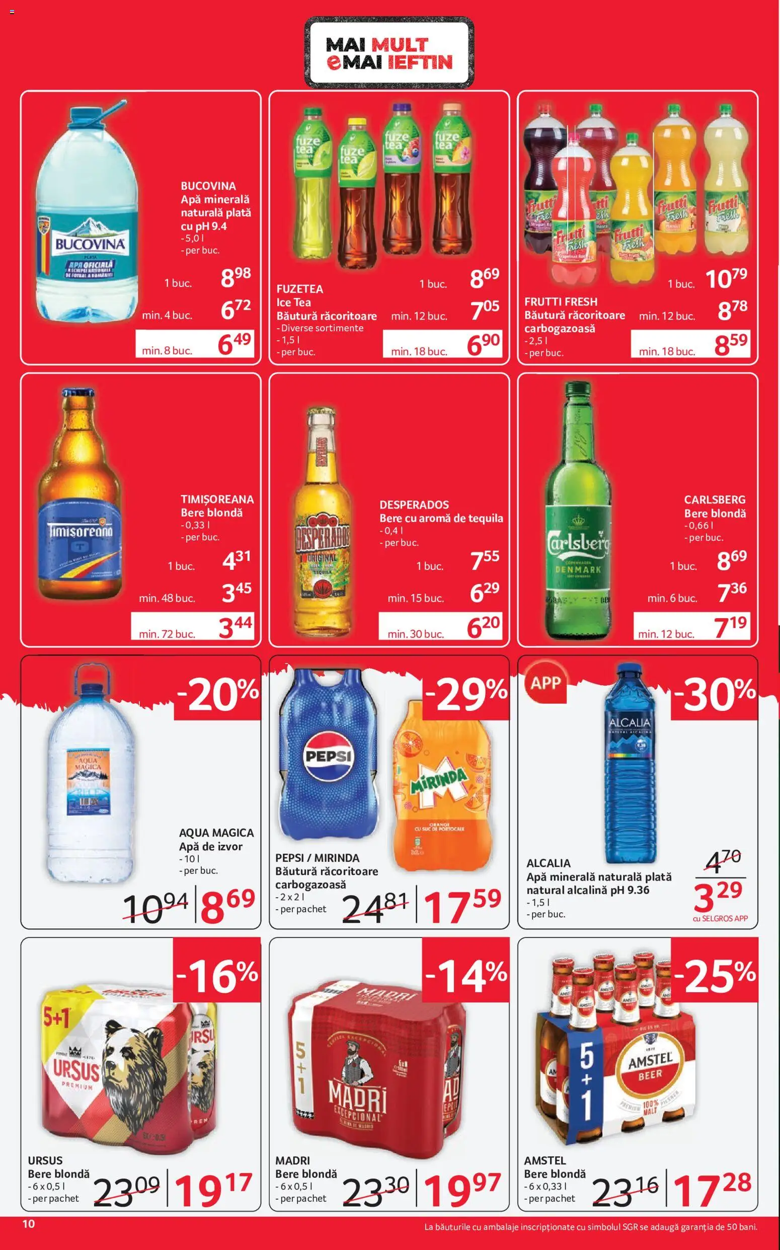 Catalog Selgros 21 August - 2 Septembrie 2026 | Pagina 10 | Produse: Pepsi, Desperados, Suc, Portocale