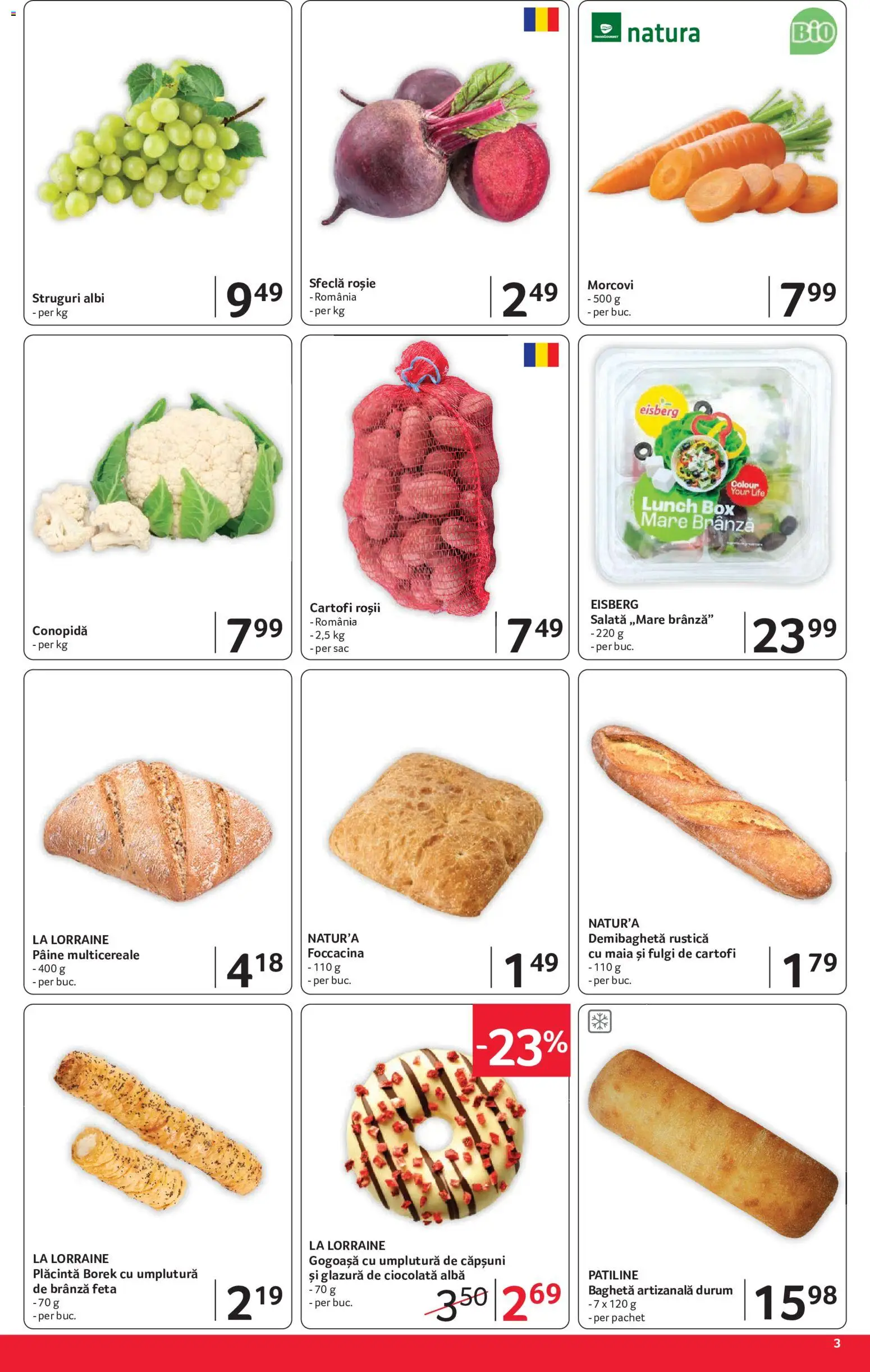 Catalog Selgros 21 August - 2 Septembrie 2026 | Pagina 3 | Produse: Conopidă, Morcovi, Salată, Sfeclă