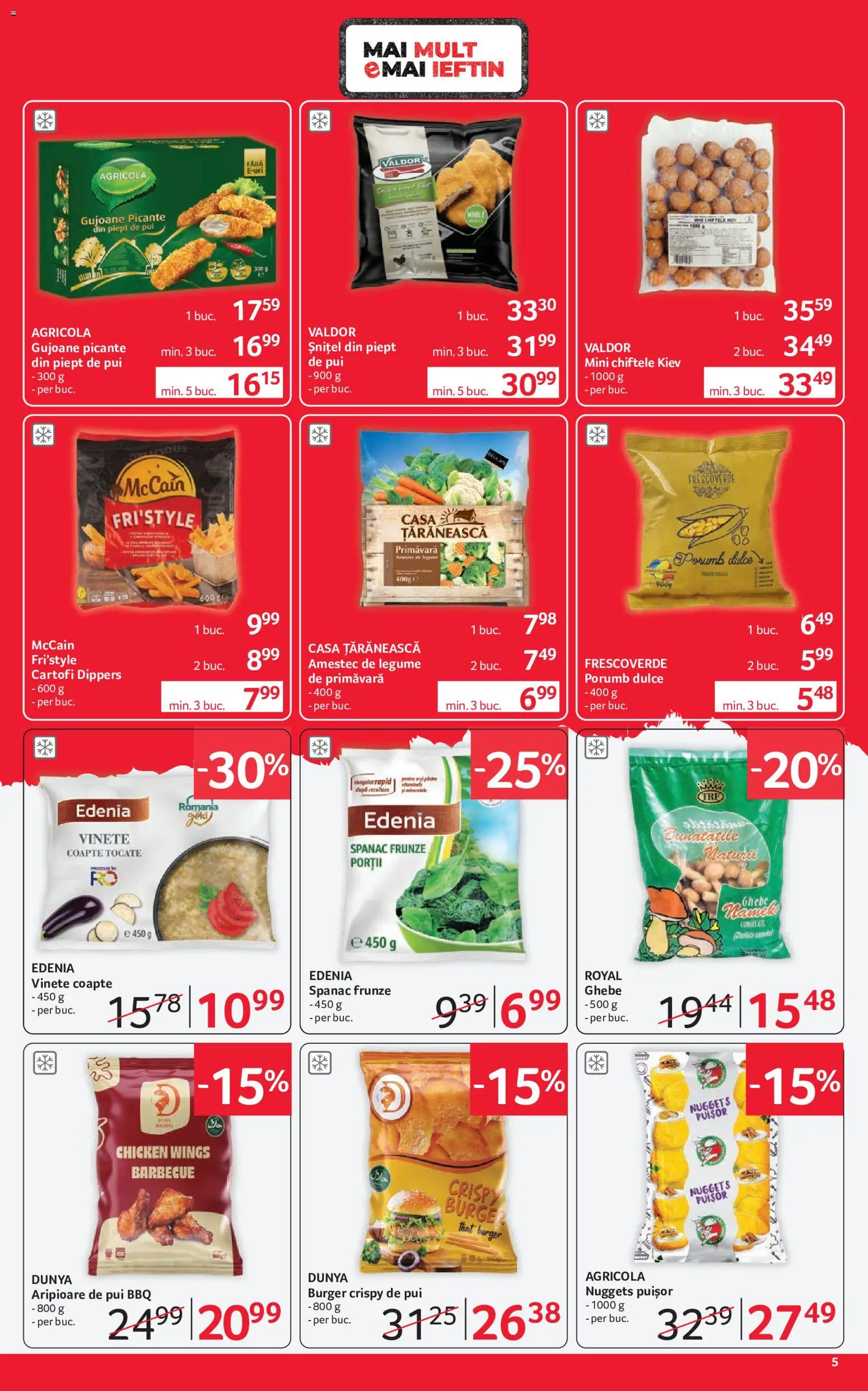 Catalog Selgros 21 August - 2 Septembrie 2026 | Pagina 5 | Produse: Agricola, Amestec, Burger, Porumb