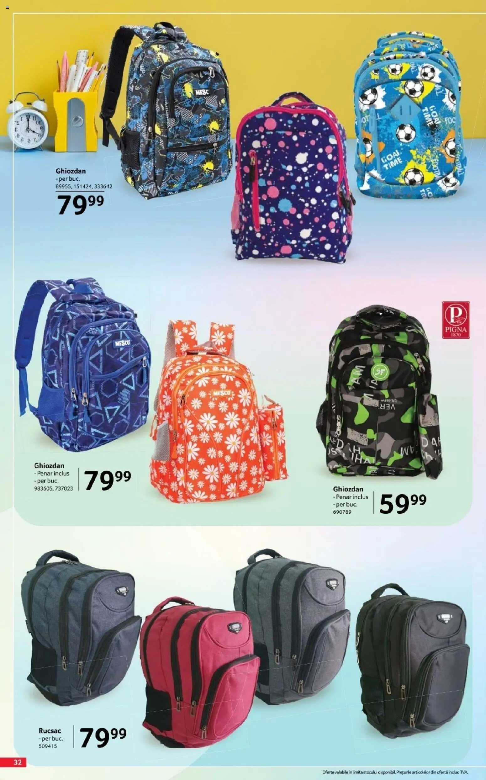 Catalog Selgros 7 August - 19 Septembrie 2026 | Pagina 32 | Produse: Ghiozdan, Rucsac