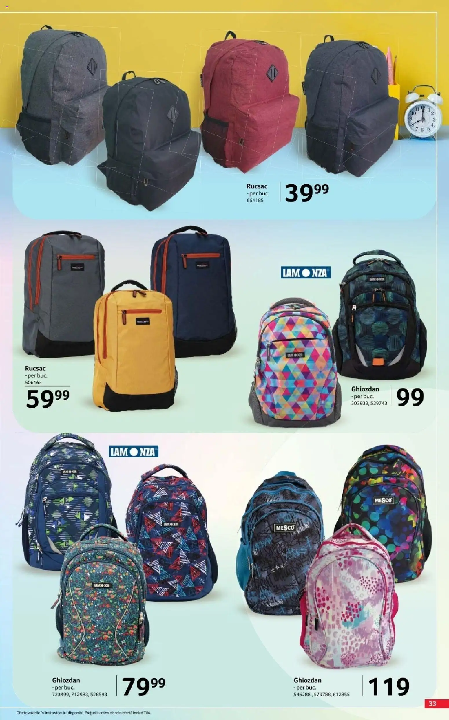 Catalog Selgros 7 August - 19 Septembrie 2026 | Pagina 33 | Produse: Ghiozdan, Rucsac