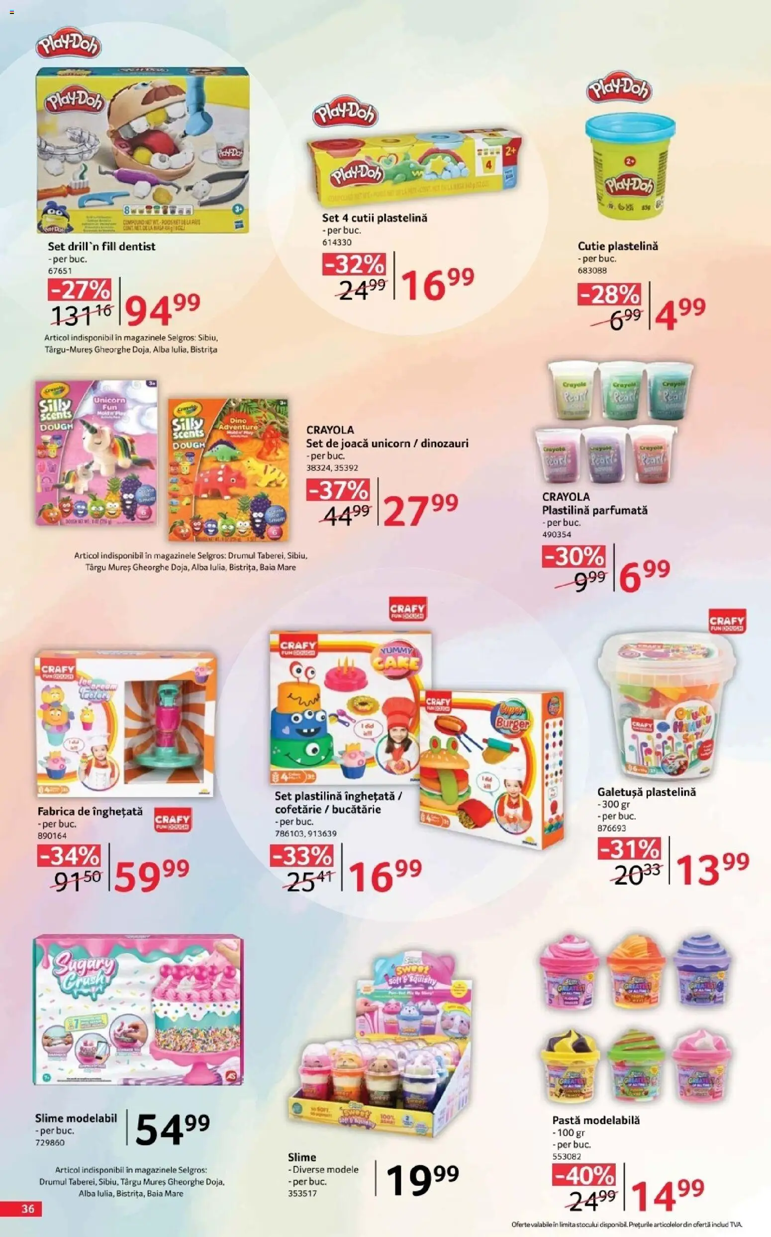 Catalog Selgros 7 August - 19 Septembrie 2026 | Pagina 36 | Produse: Alba, Masă, Bucătărie, Înghețată