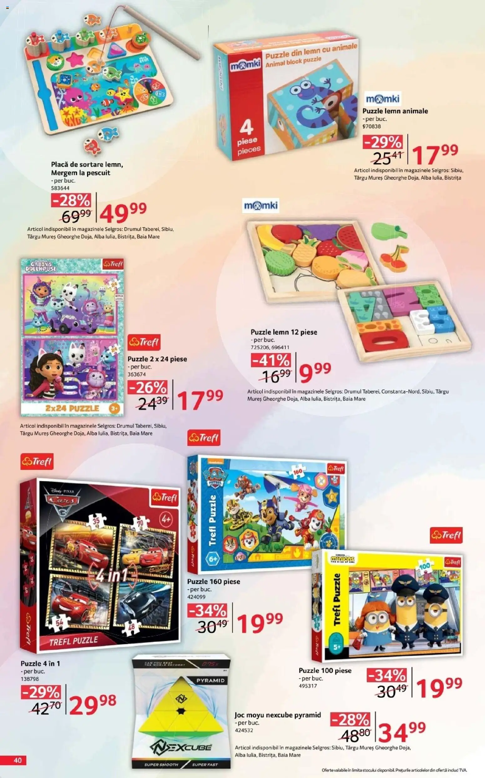 Catalog Selgros 7 August - 19 Septembrie 2026 | Pagina 40 | Produse: Alba, Joc