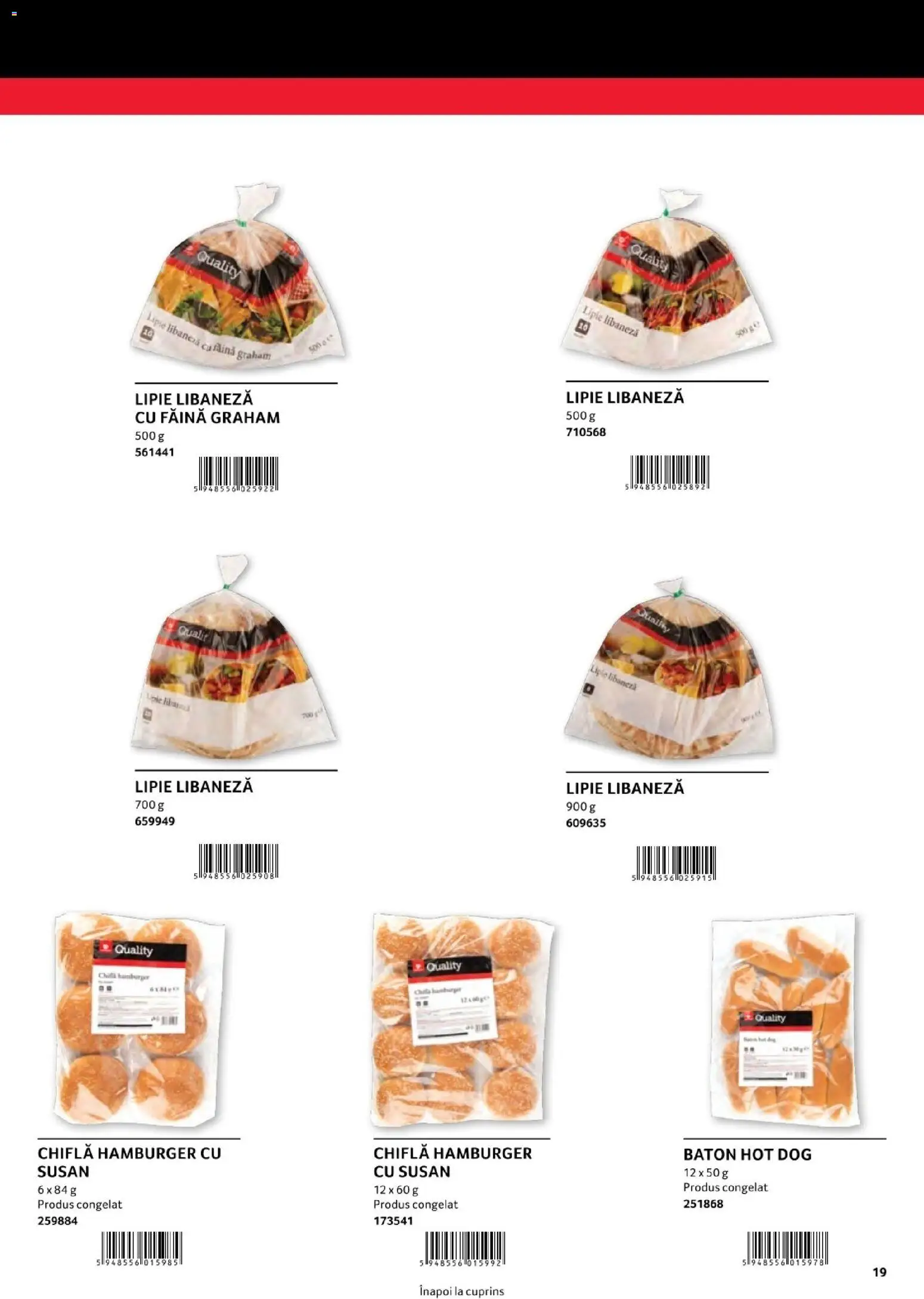Catalog Selgros 1 August - 30 Decembrie 2026 | Pagina 19 | Produse: Chiflă, Făină, Hamburger