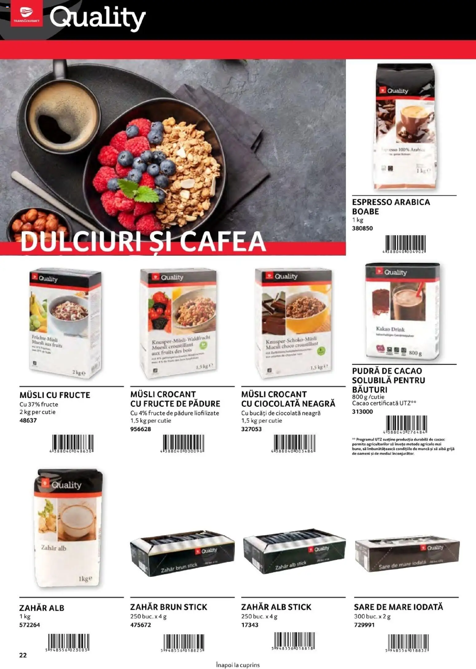 Catalog Selgros 1 August - 30 Decembrie 2026 | Pagina 22 | Produse: Ciocolată, Cacao, Fructe, Zahăr