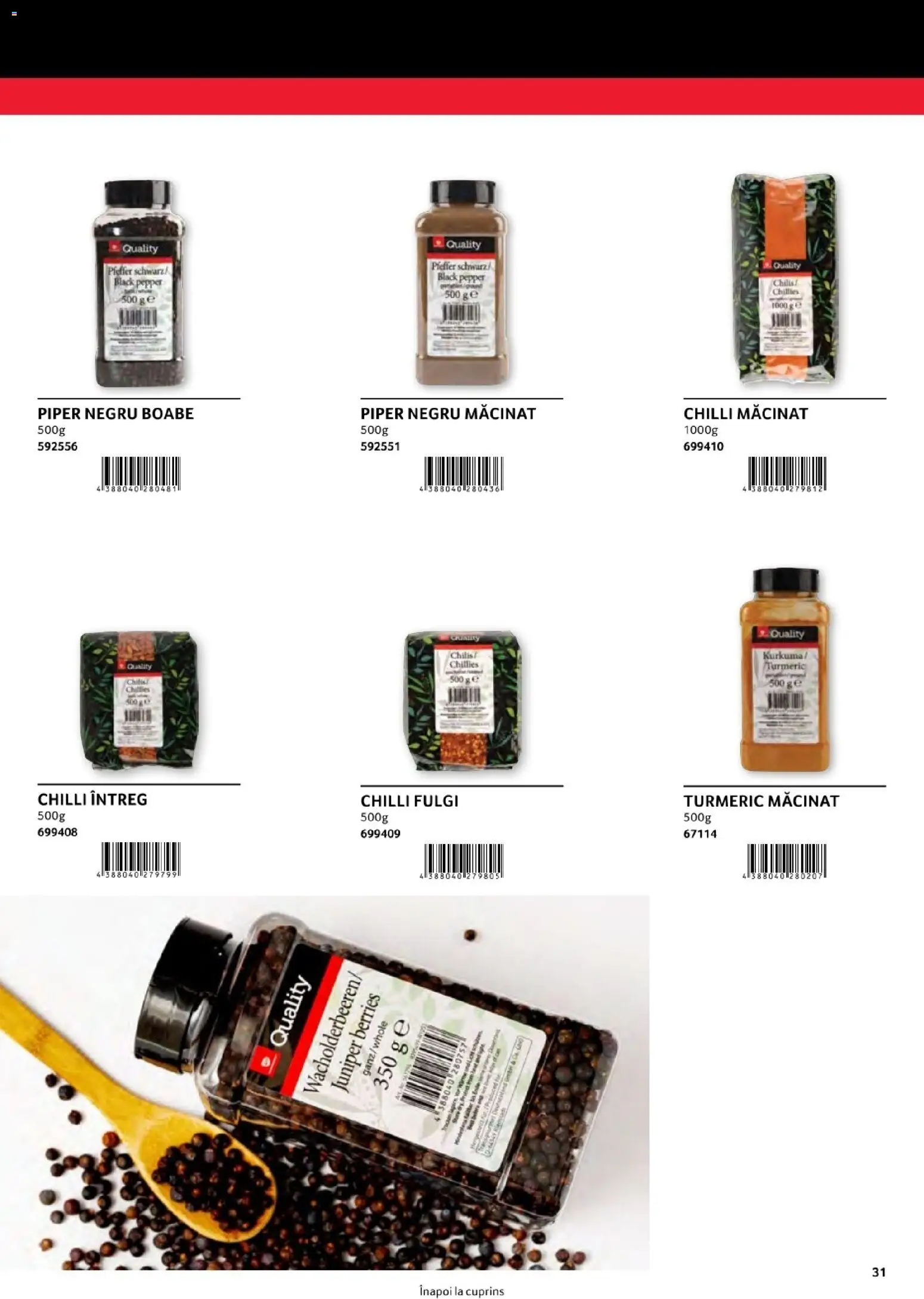 Catalog Selgros 1 August - 30 Decembrie 2026 | Pagina 31 | Produse: Chilli, Fulgi, Piper, Black