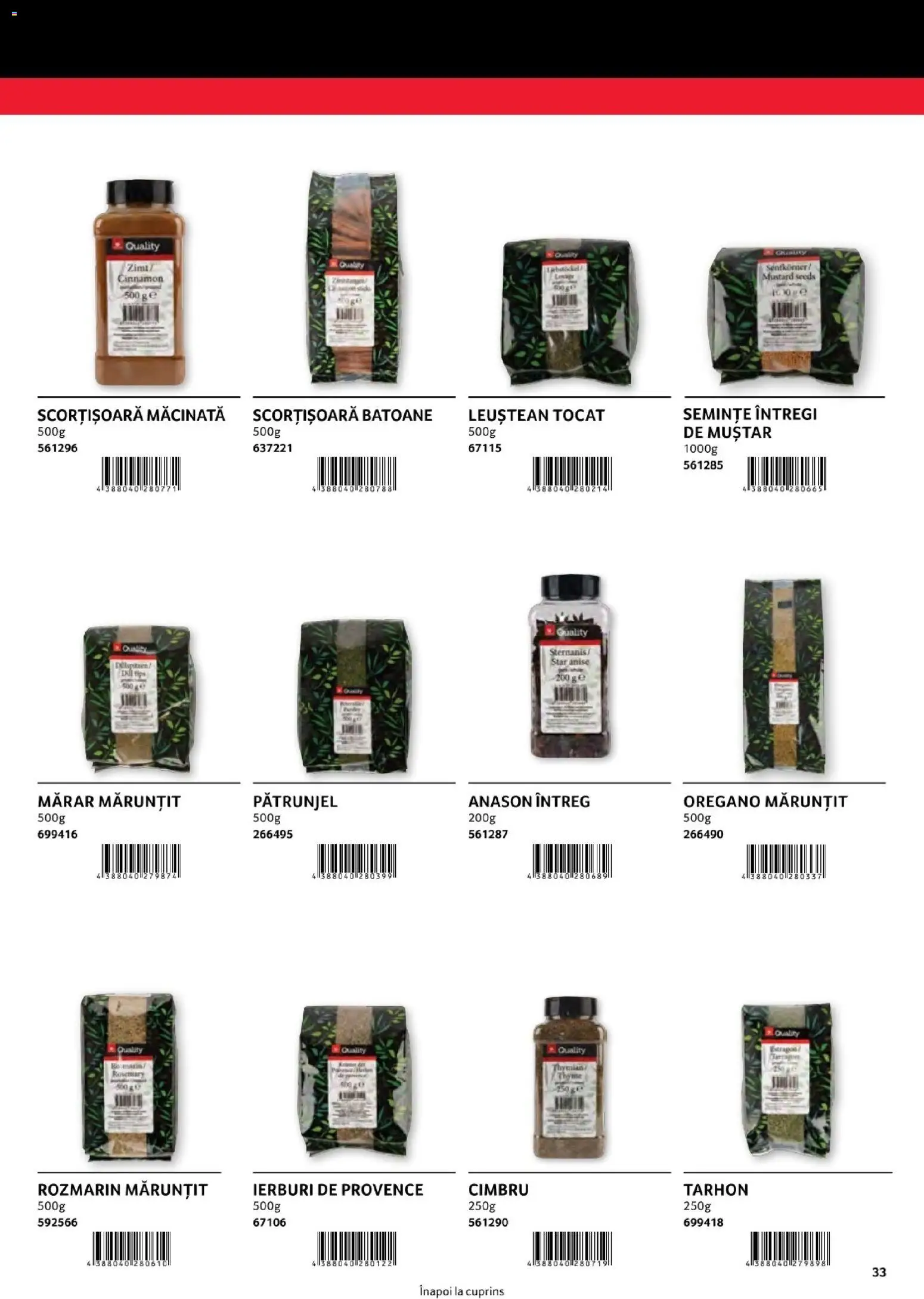 Catalog Selgros 1 August - 30 Decembrie 2026 | Pagina 33 | Produse: Pătrunjel, Mărar, Semințe, Muștar