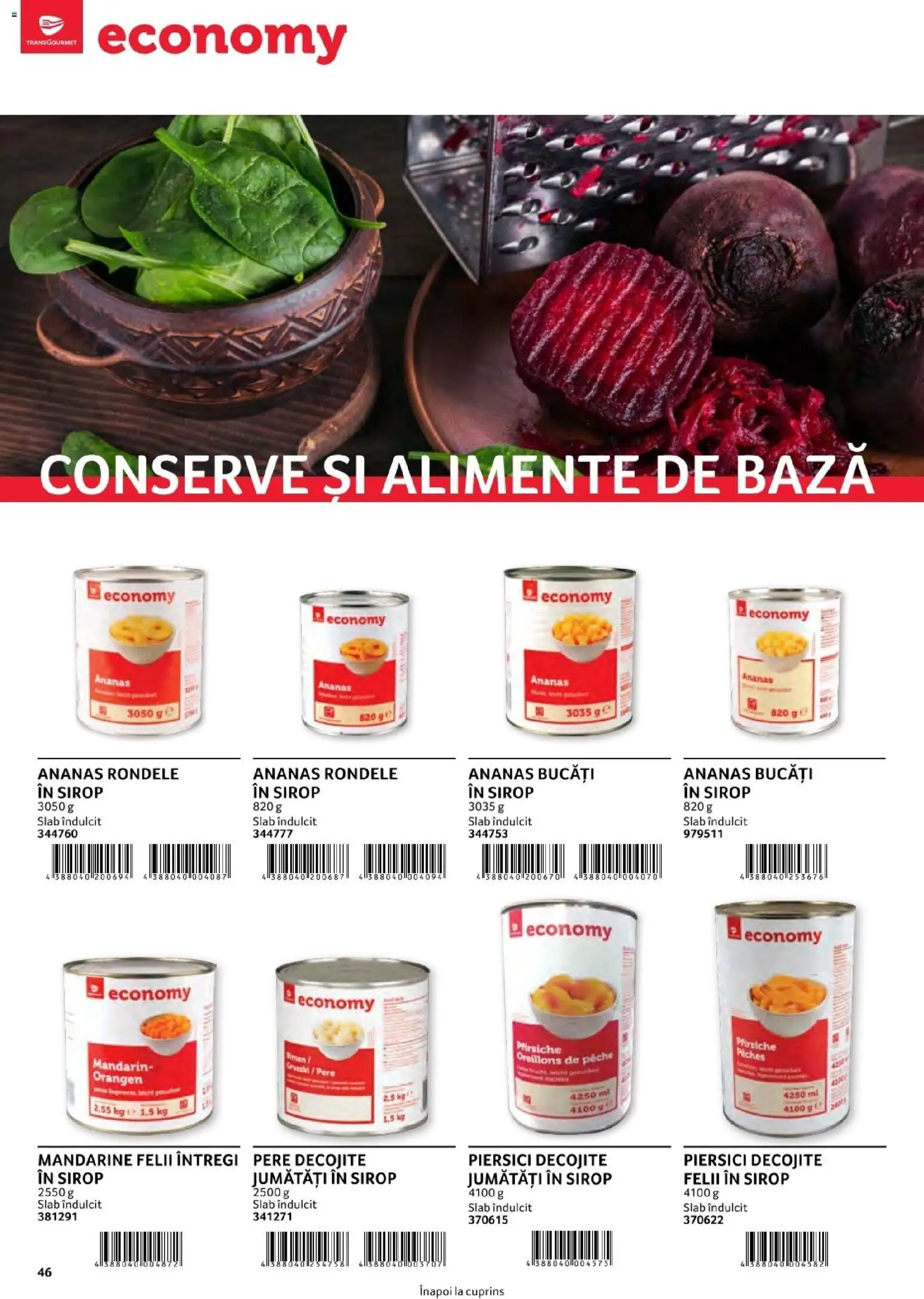 Catalog Selgros 1 August - 30 Decembrie 2026 | Pagina 46 | Produse: Ananas, Mandarine, Piersici, Pere