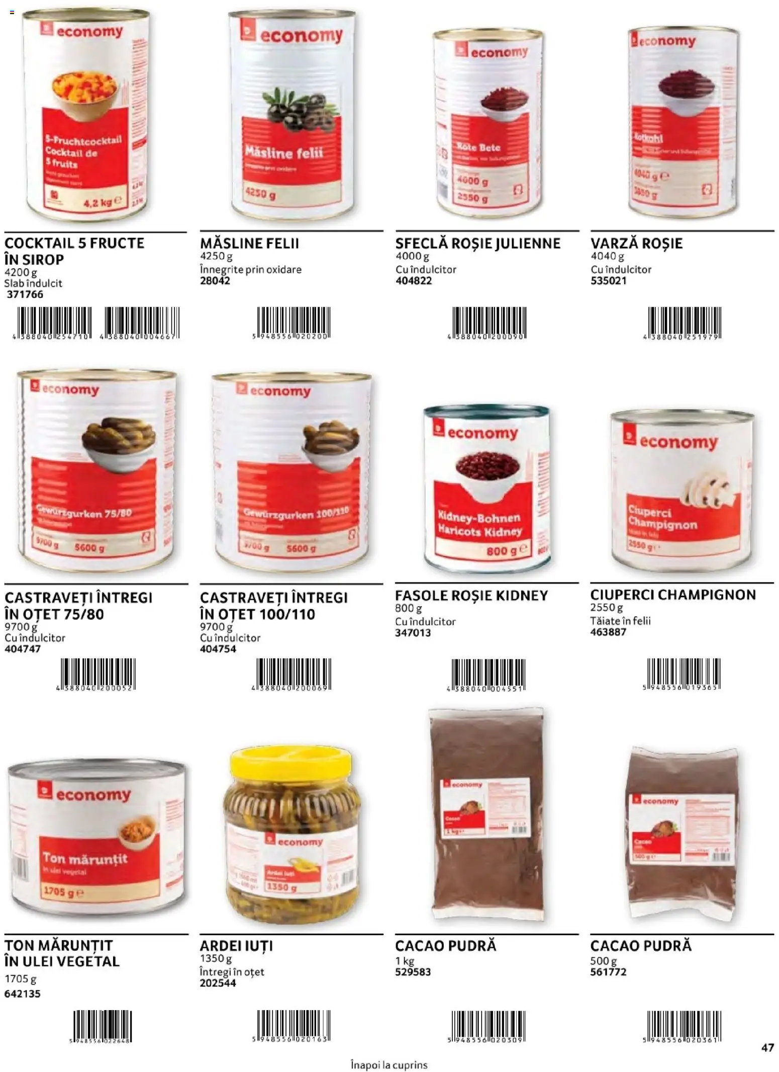 Catalog Selgros 1 August - 30 Decembrie 2026 | Pagina 47 | Produse: Măsline, Pudră, Cacao, Fructe