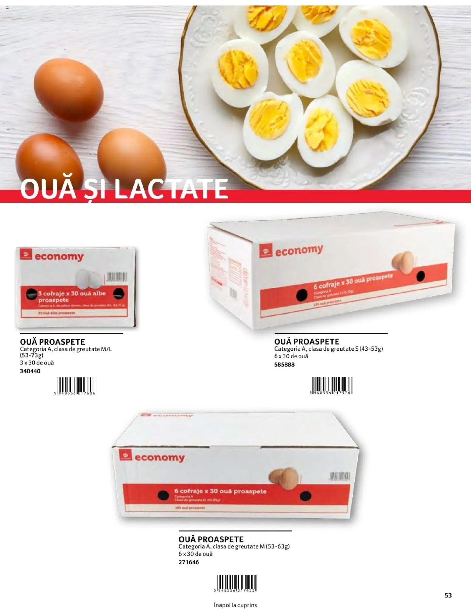Catalog Selgros 1 August - 30 Decembrie 2026 | Pagina 53 | Produse: Ouă
