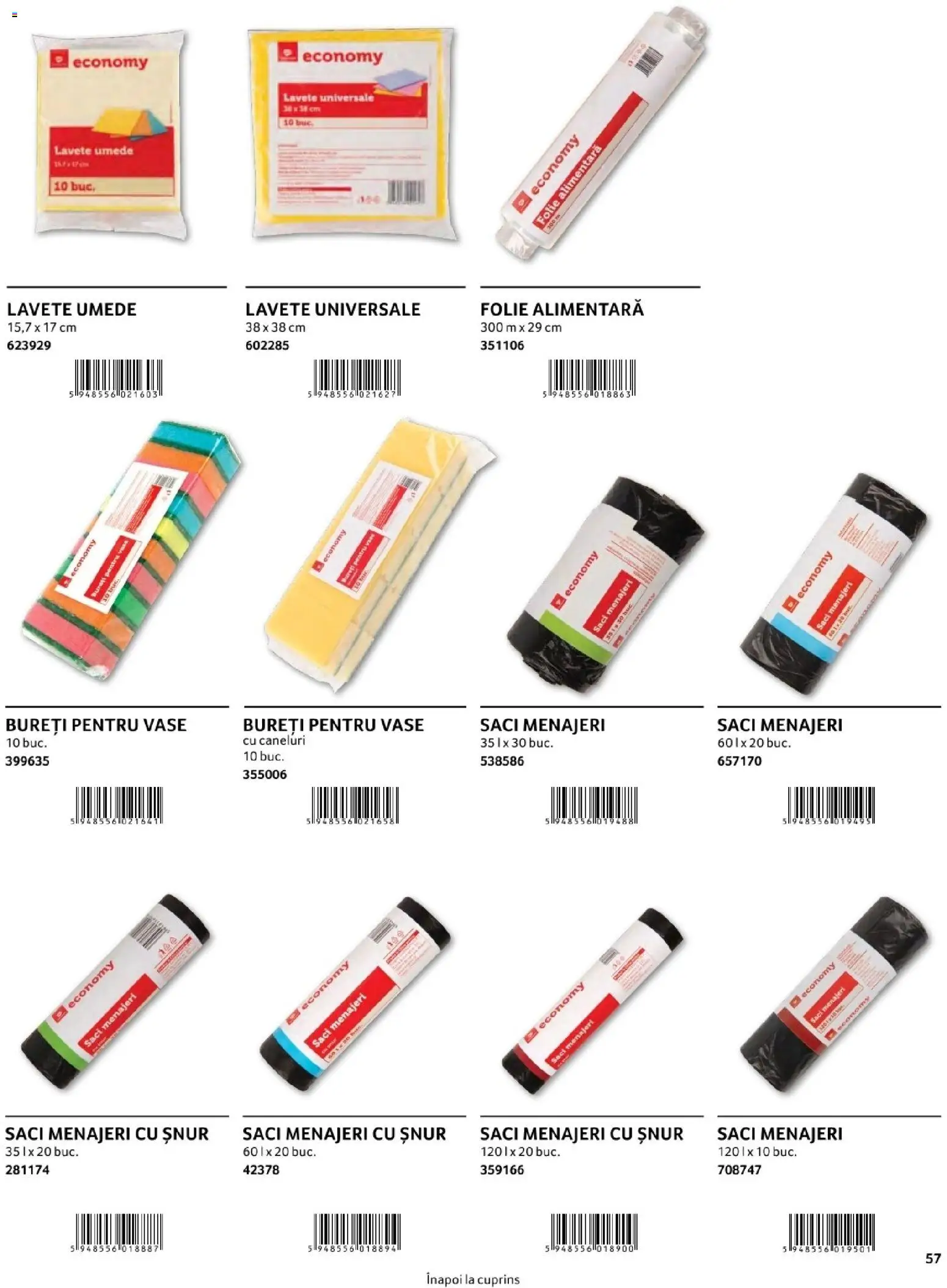 Catalog Selgros 1 August - 30 Decembrie 2026 | Pagina 57 | Produse: Vase, Saci menajeri, Lavete