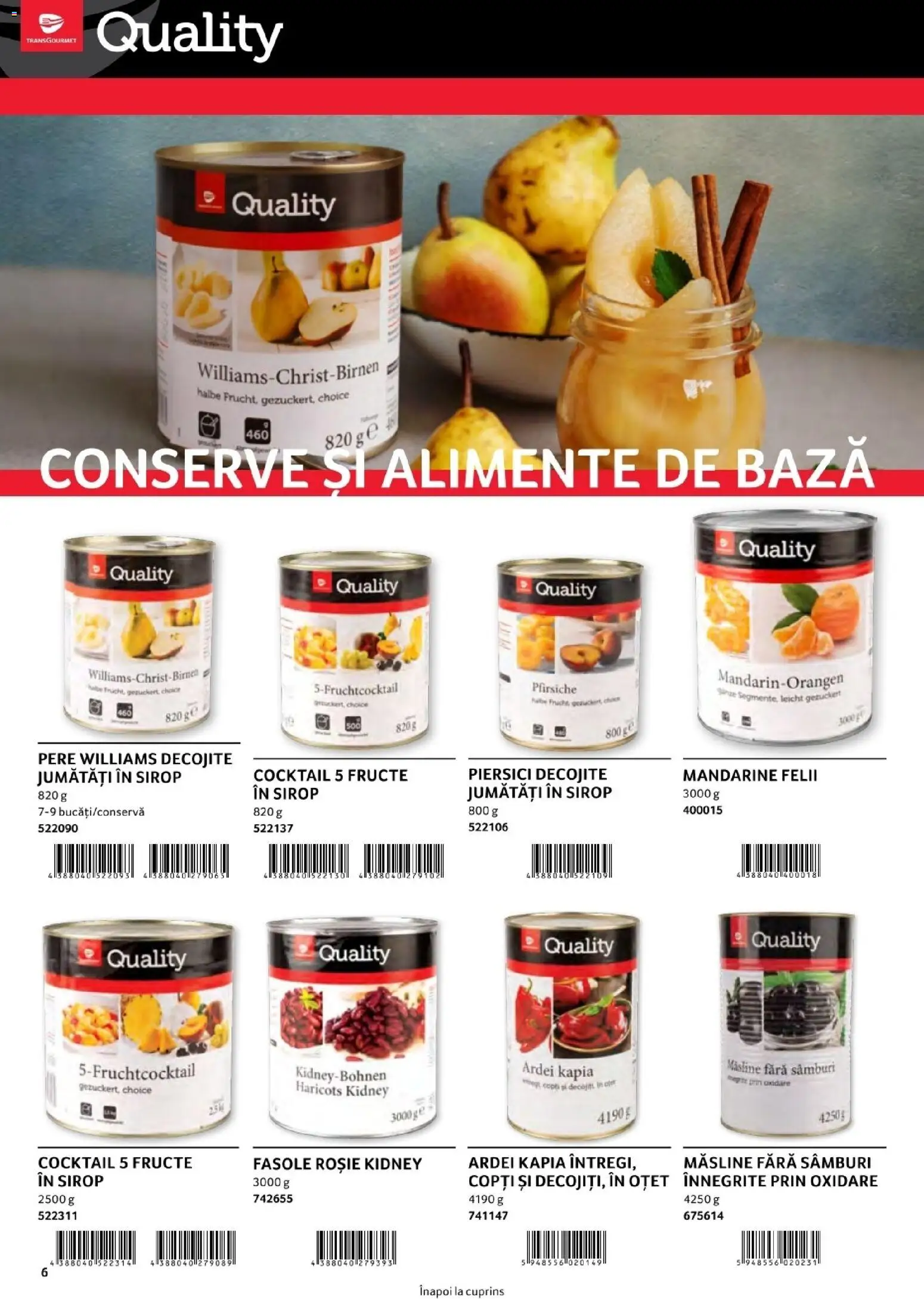 Catalog Selgros 1 August - 30 Decembrie 2026 | Pagina 6 | Produse: Oțet, Mandarine, Piersici, Fructe