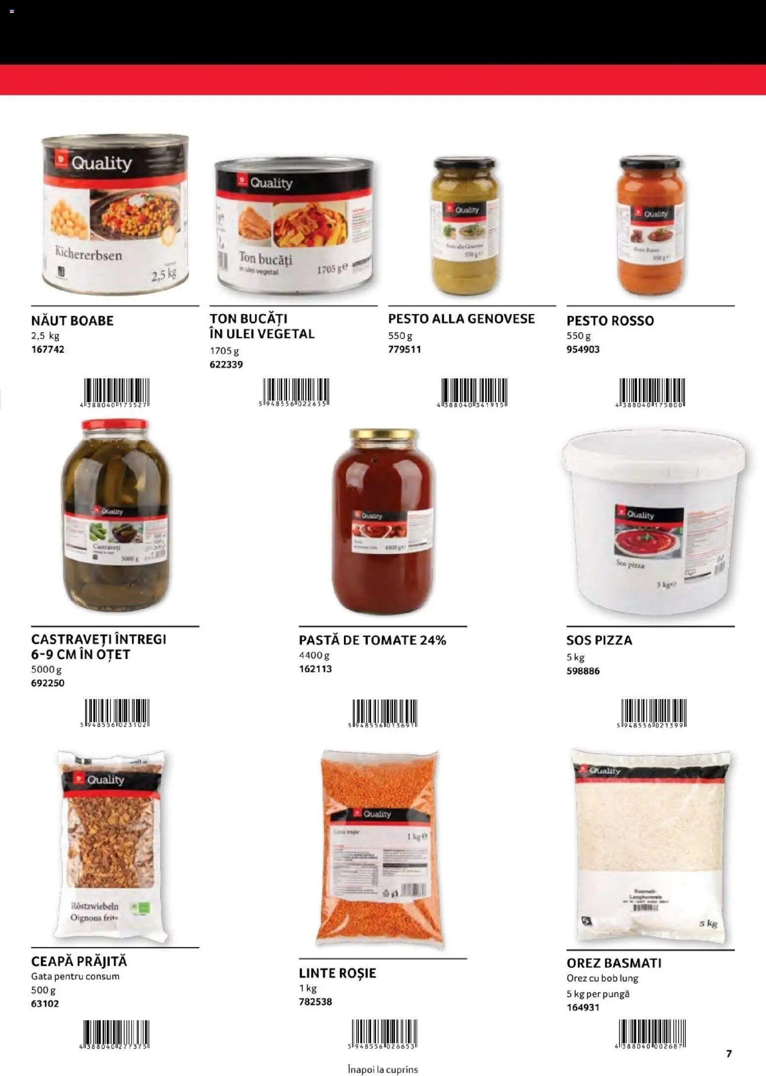 Catalog Selgros 1 August - 30 Decembrie 2026 | Pagina 7 | Produse: Pungă, Ulei, Pastă de tomate, Sos