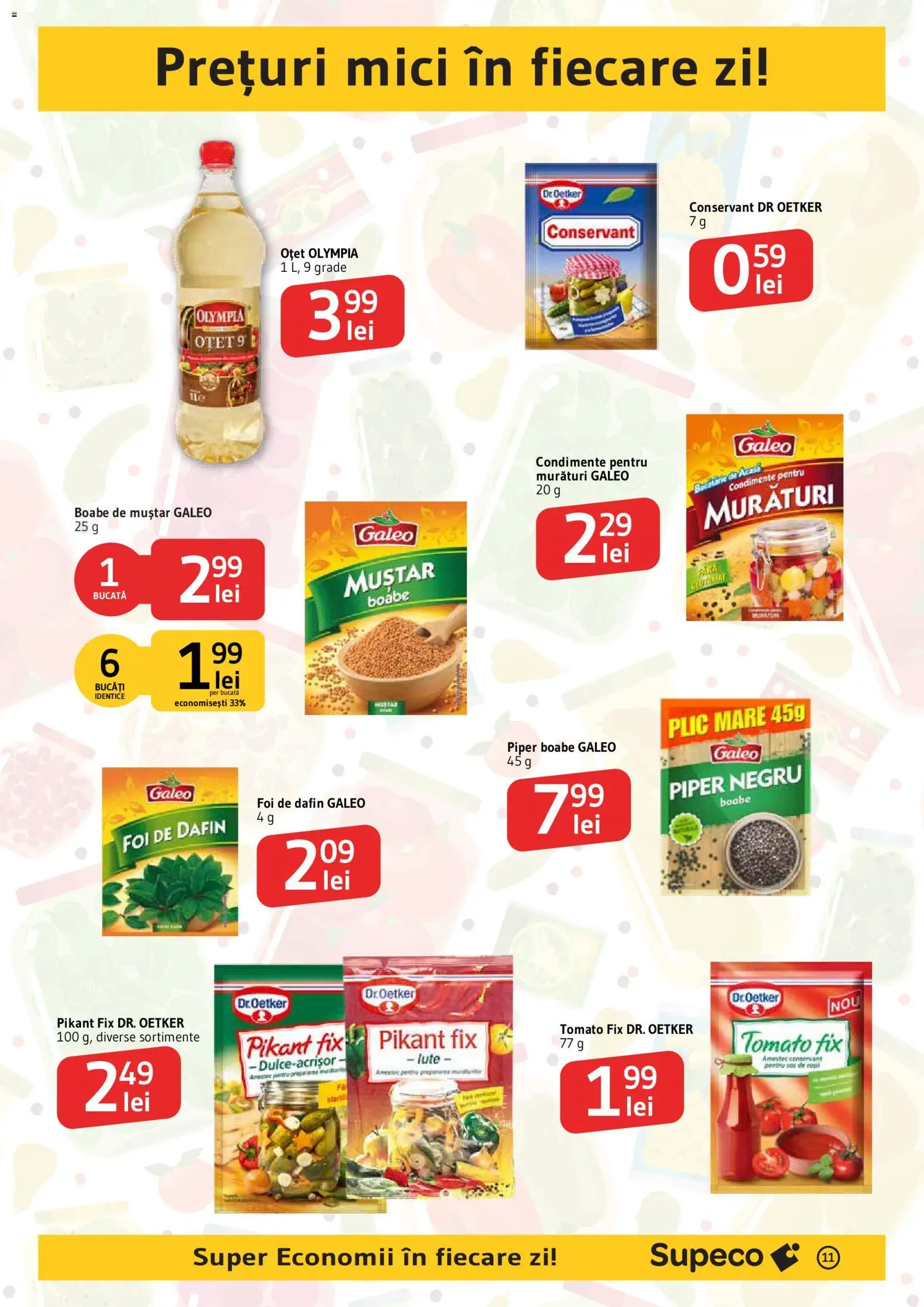 Catalog Supeco 20 August - 1 Septembrie 2026 | Pagina 11 | Produse: Mici, Oțet, Condimente, Piper