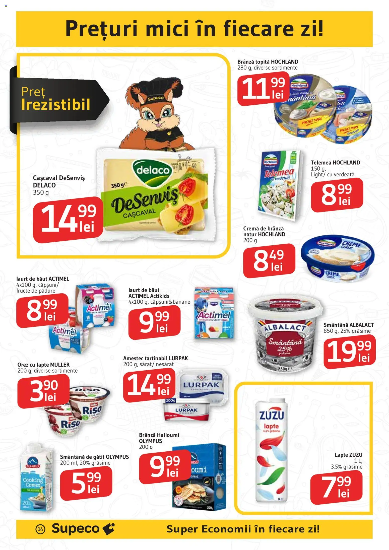 Catalog Supeco 20 August - 1 Septembrie 2026 | Pagina 14 | Produse: Mici, Cremă, Smântână, Fructe
