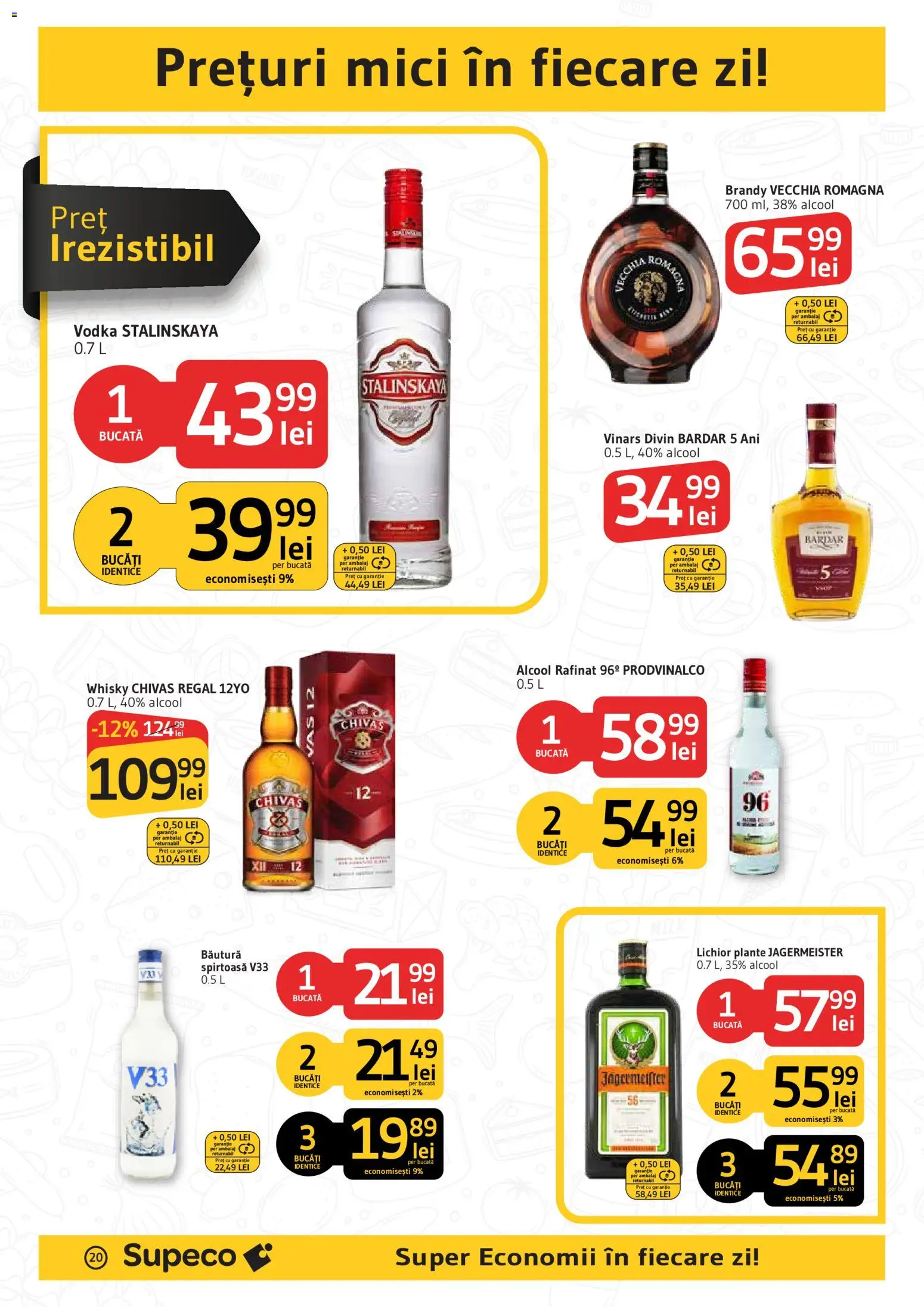Catalog Supeco 20 August - 1 Septembrie 2026 | Pagina 20 | Produse: Mici, Lichior, Vodka