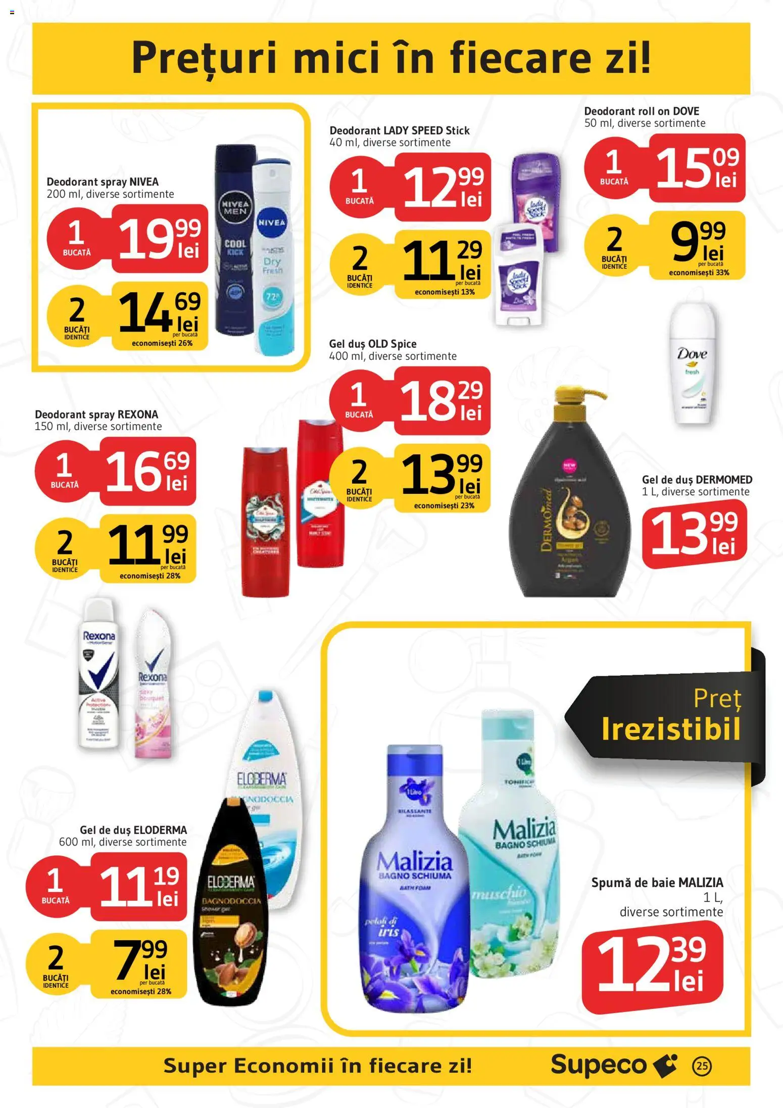 Catalog Supeco 20 August - 1 Septembrie 2026 | Pagina 25 | Produse: Duș, Mici, Spumă de baie, Deodorant