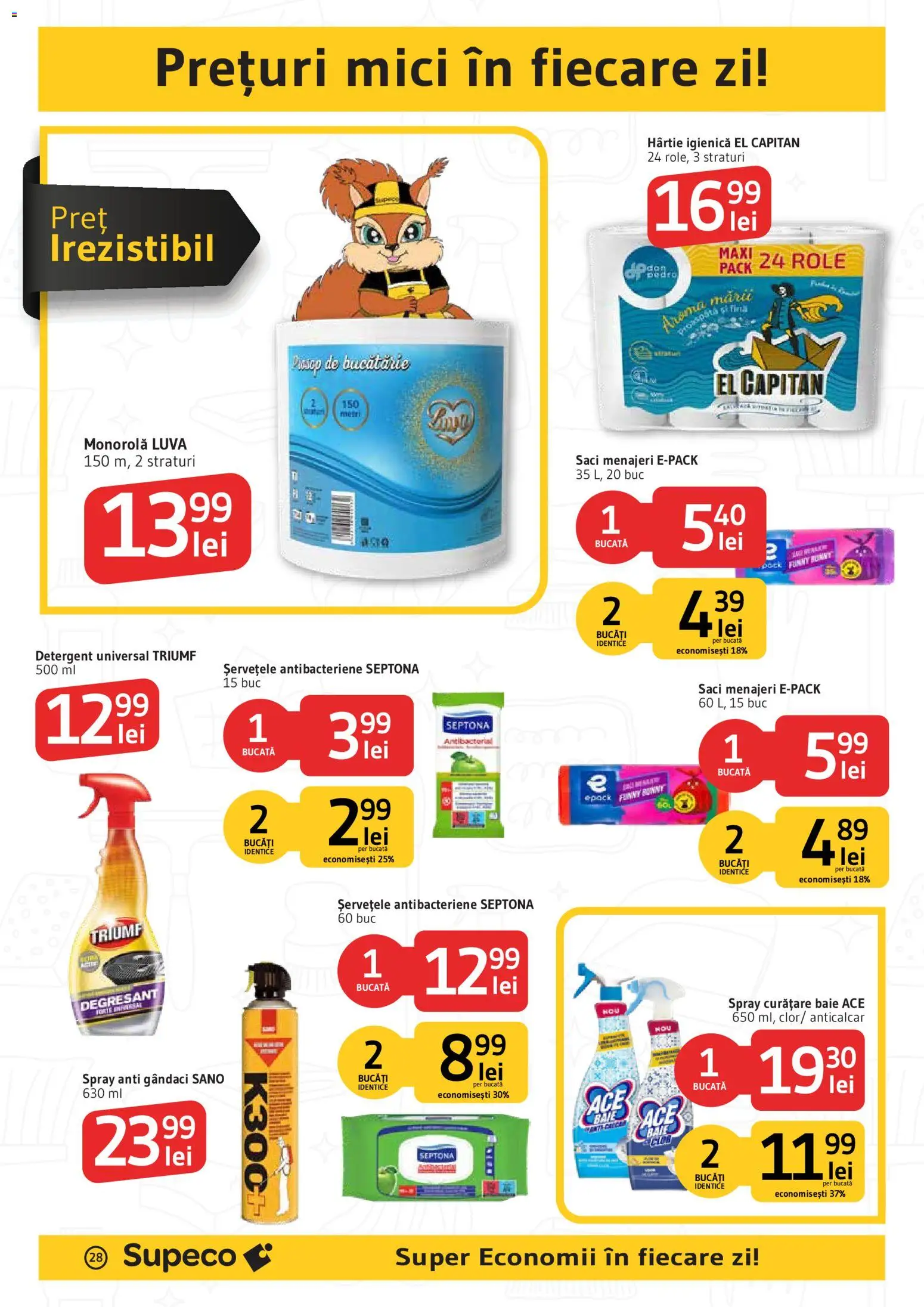 Catalog Supeco 20 August - 1 Septembrie 2026 | Pagina 28 | Produse: Bucătărie, Role, Mici, Detergent