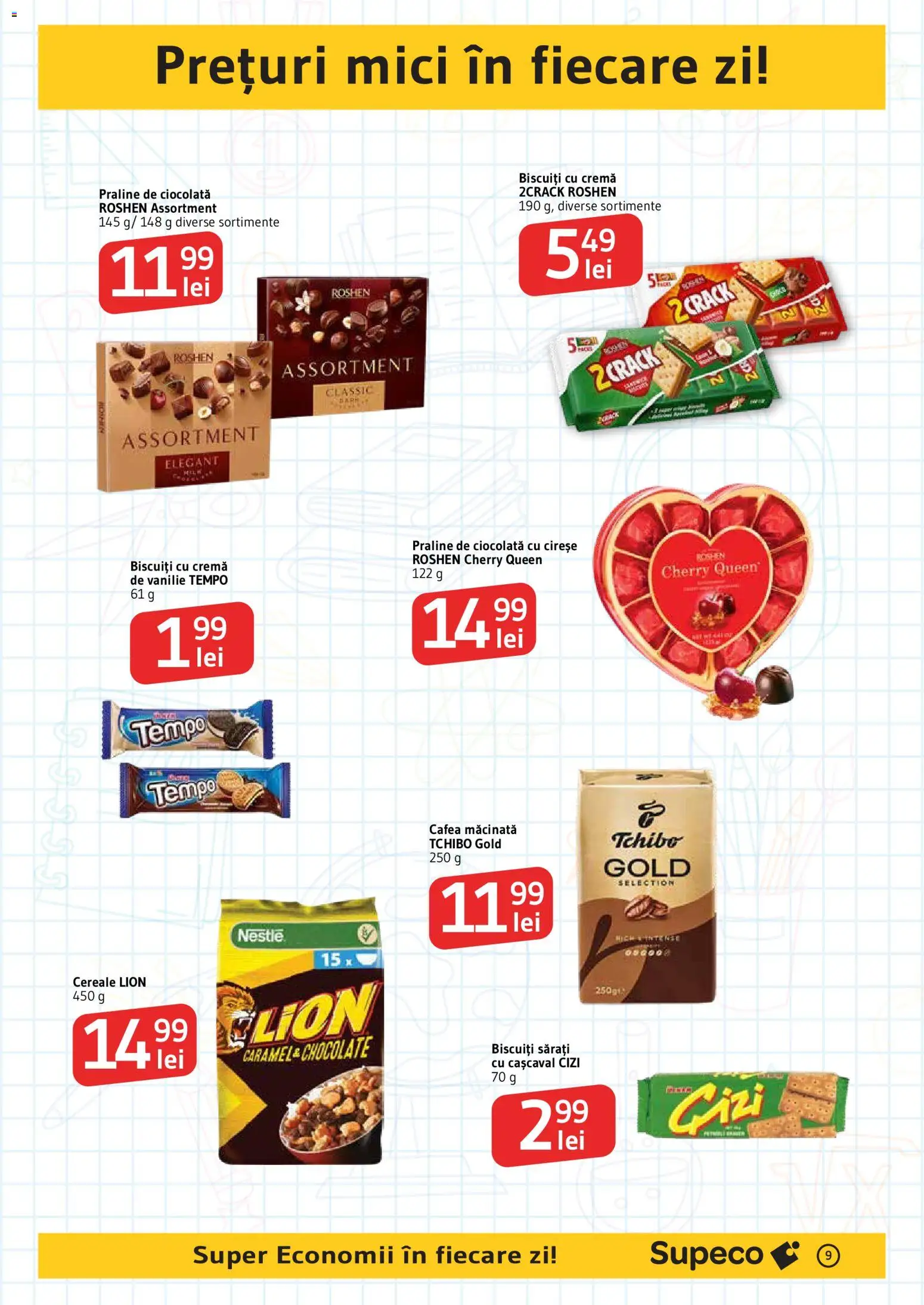 Catalog Supeco 20 August - 1 Septembrie 2026 | Pagina 9 | Produse: Cafea macinata, Mici, Biscuiți, Cireșe