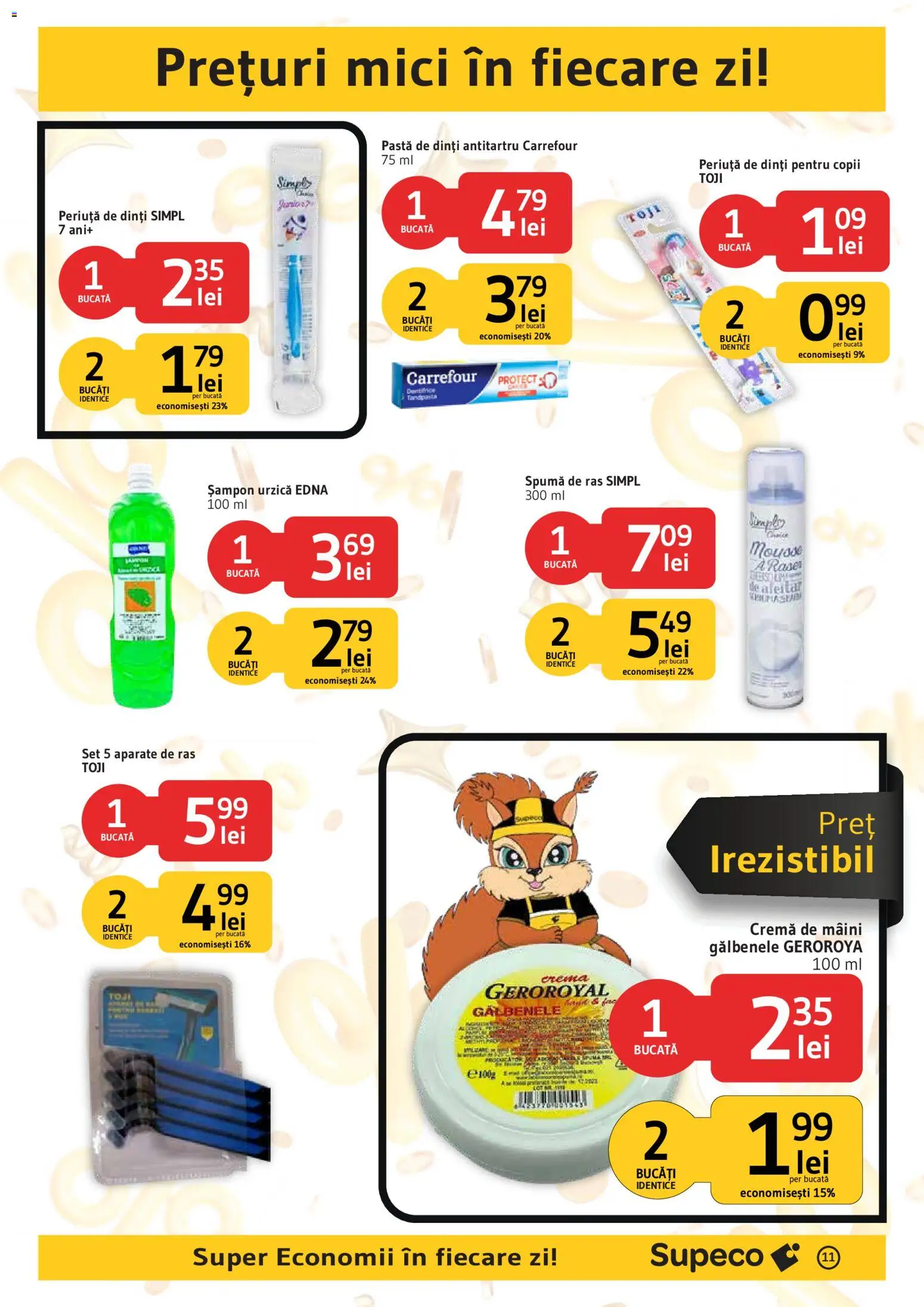 Catalog Supeco 27 August - 8 Septembrie 2026 | Pagina 11 | Produse: Șampon, Cremă, Spumă de ras, Pastă de dinți