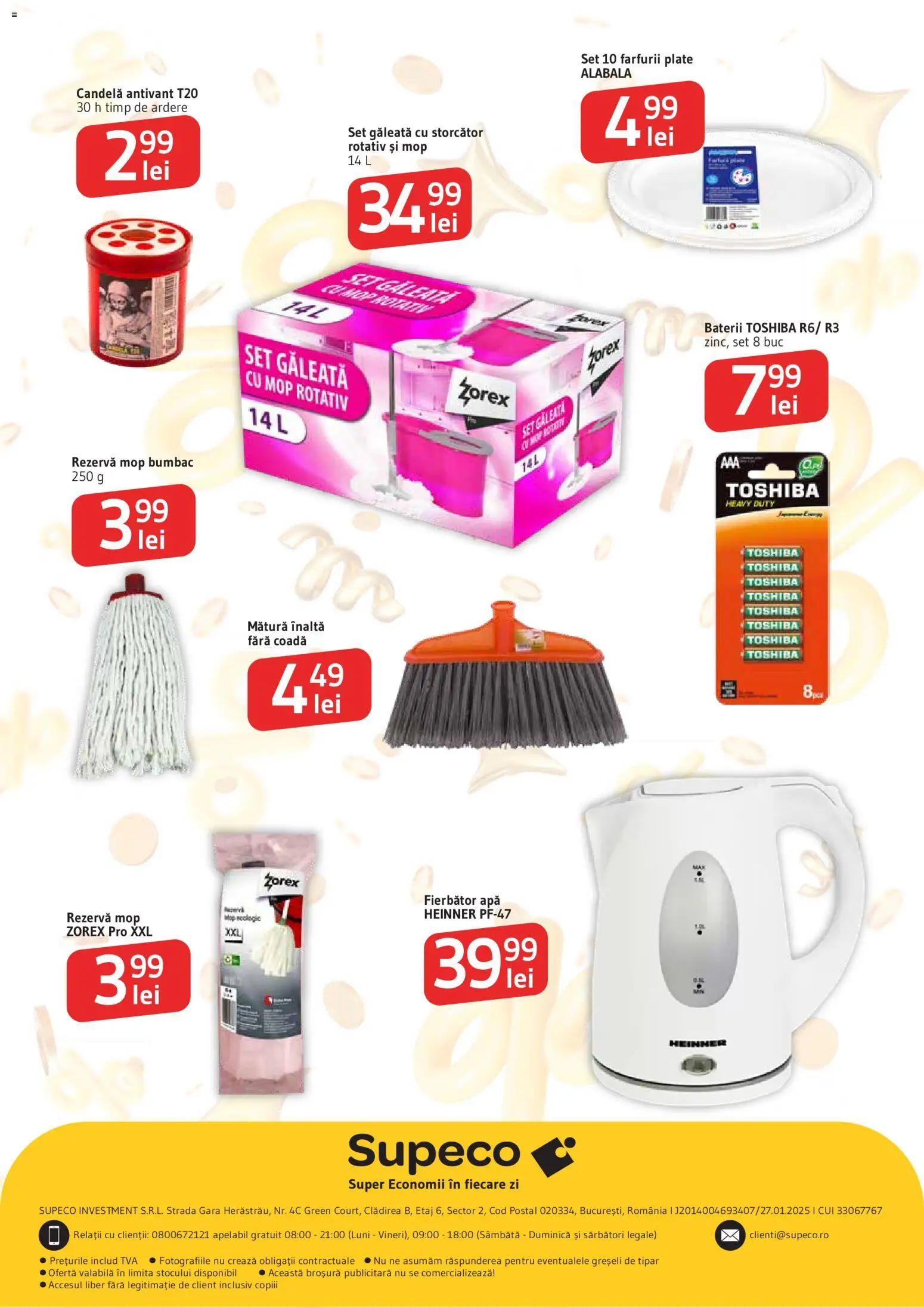 Catalog Supeco 27 August - 8 Septembrie 2026 | Pagina 12 | Produse: Storcător, Mop, Mătură, Baterii