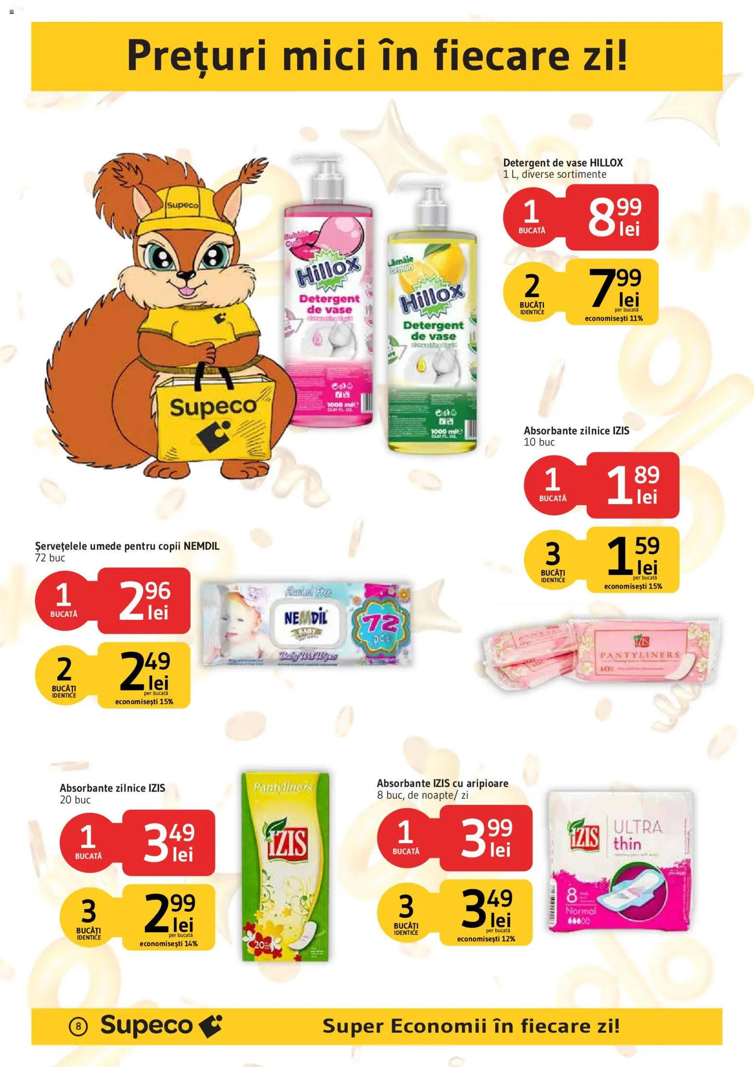 Catalog Supeco 27 August - 8 Septembrie 2026 | Pagina 8 | Produse: Vase, Mici, Detergent, Absorbante