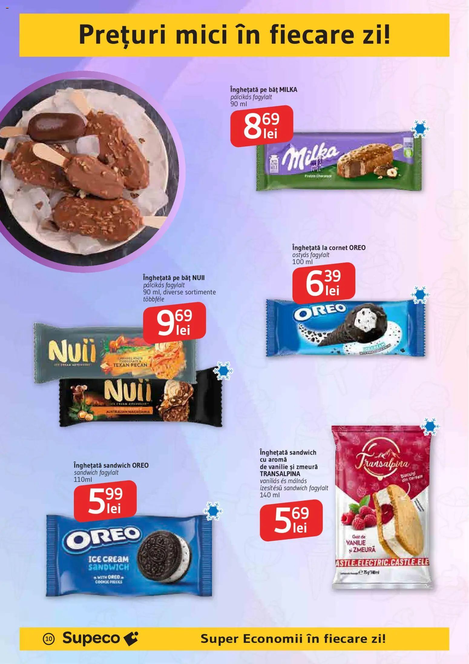 Catalog Supeco 27 August - 8 Septembrie 2026 | Pagina 10 | Produse: Zmeură, Oreo, Mici, Înghețată