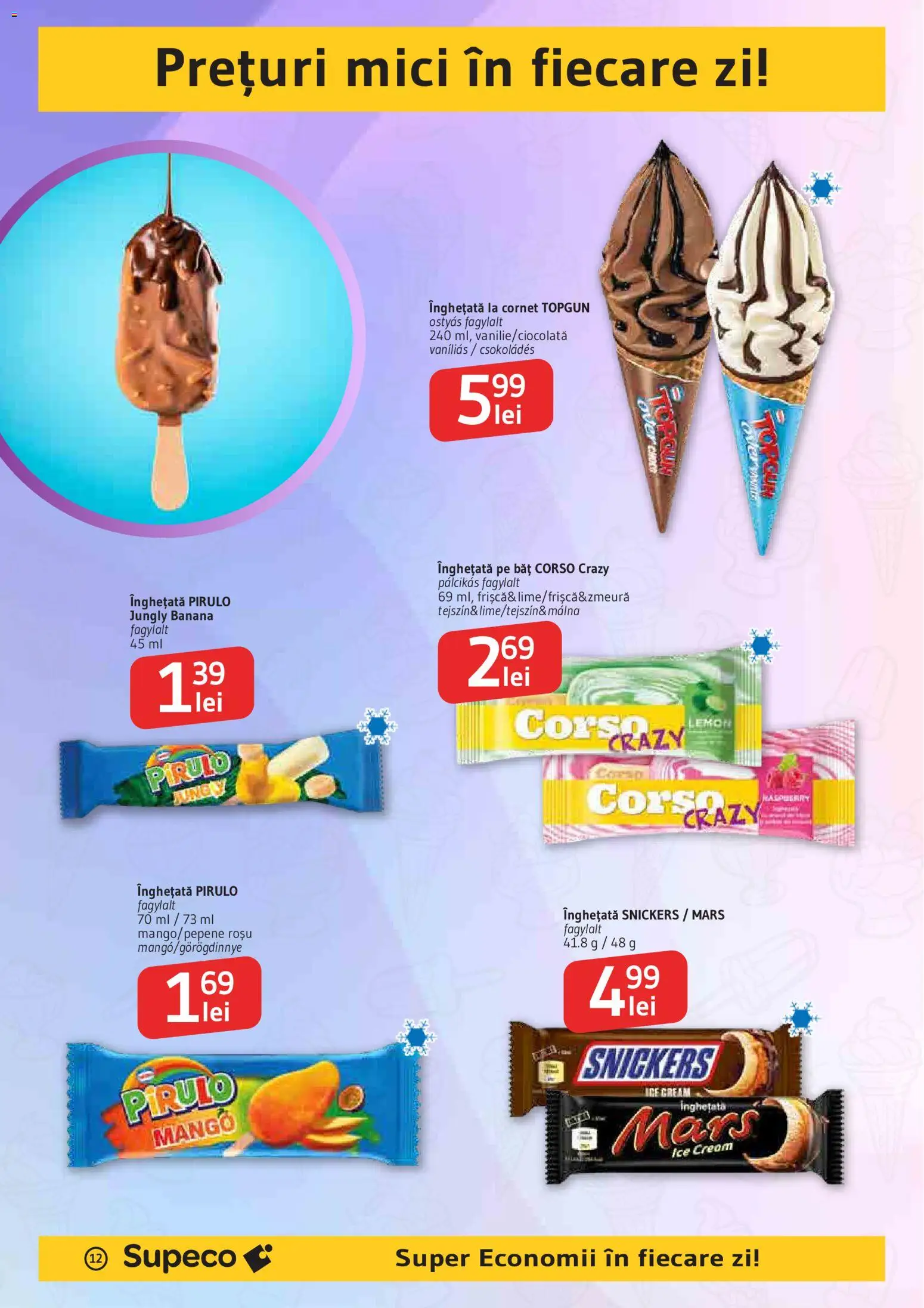 Catalog Supeco 27 August - 8 Septembrie 2026 | Pagina 12 | Produse: Mici, Înghețată, Mango