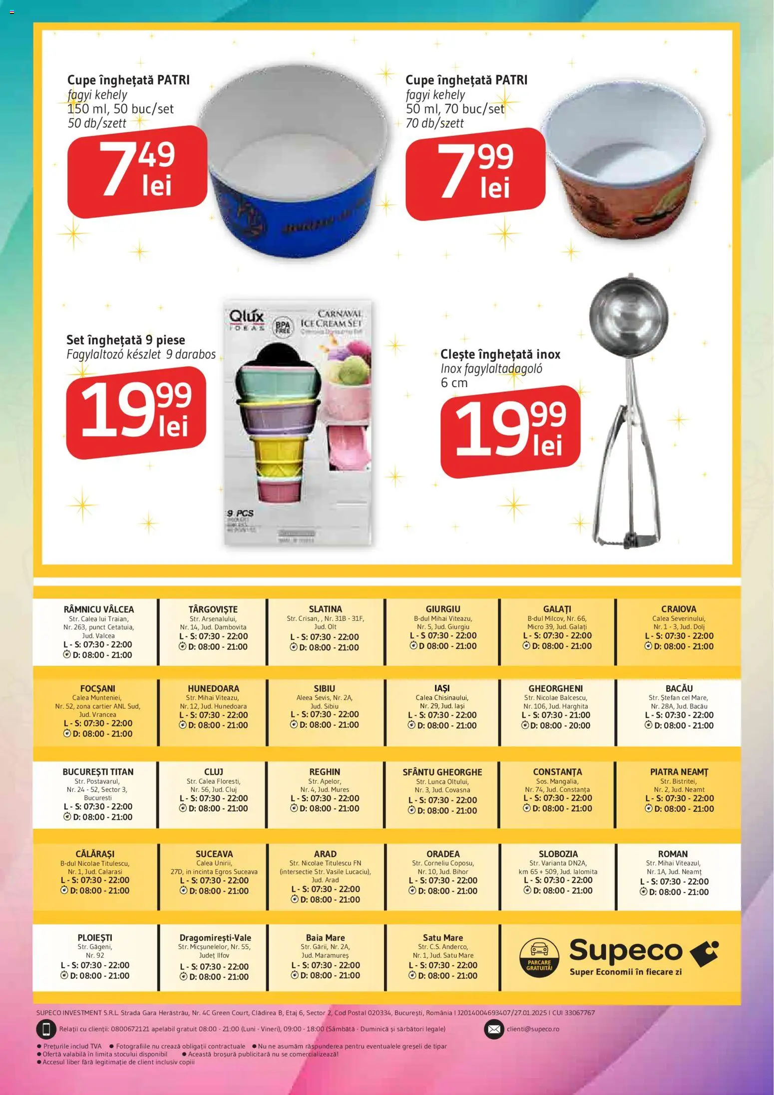 Catalog Supeco 27 August - 8 Septembrie 2026 | Pagina 14 | Produse: Clește, Înghețată