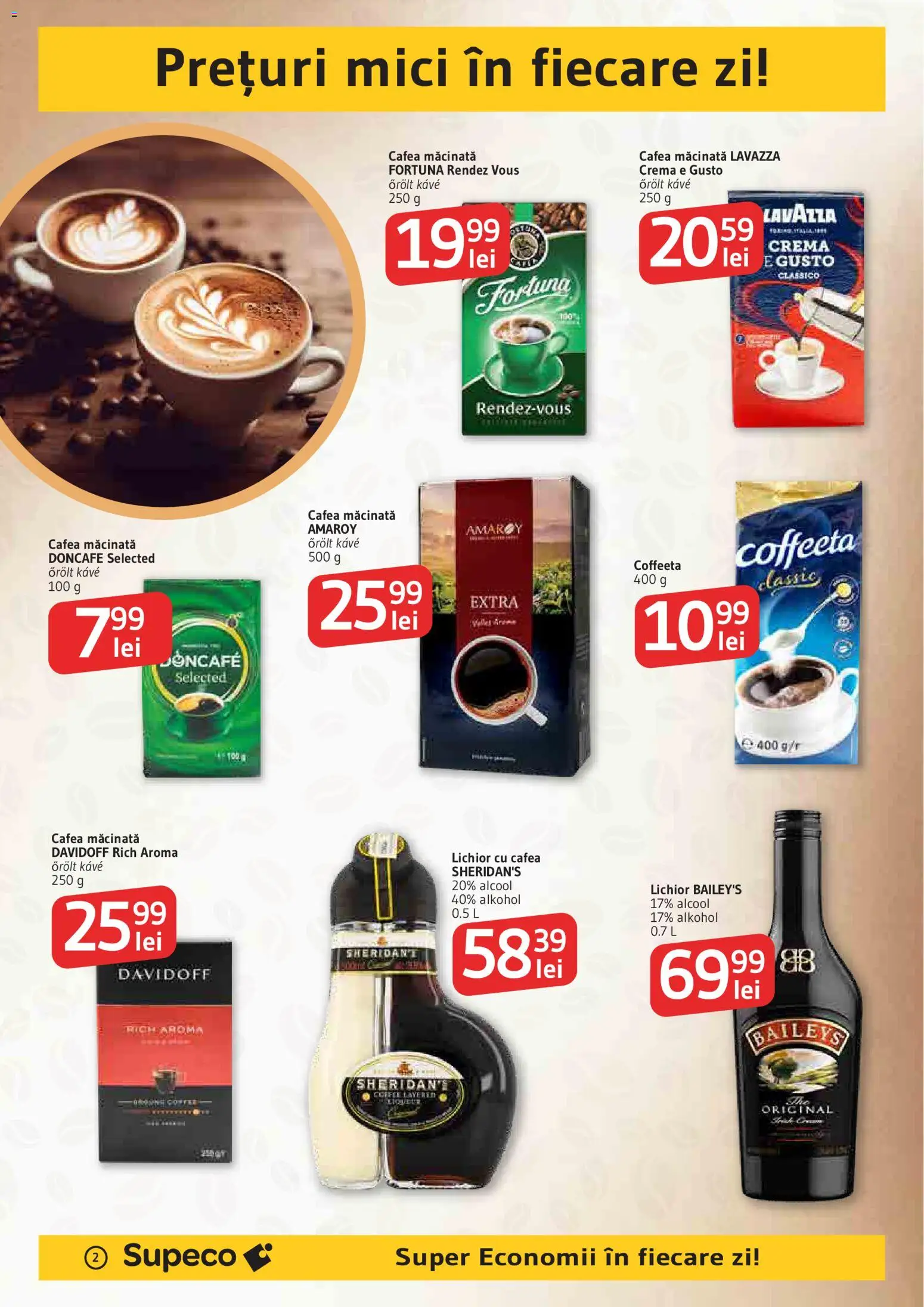 Catalog Supeco 27 August - 8 Septembrie 2026 | Pagina 2 | Produse: Cafea macinata, Mici, Cremă, Cafea