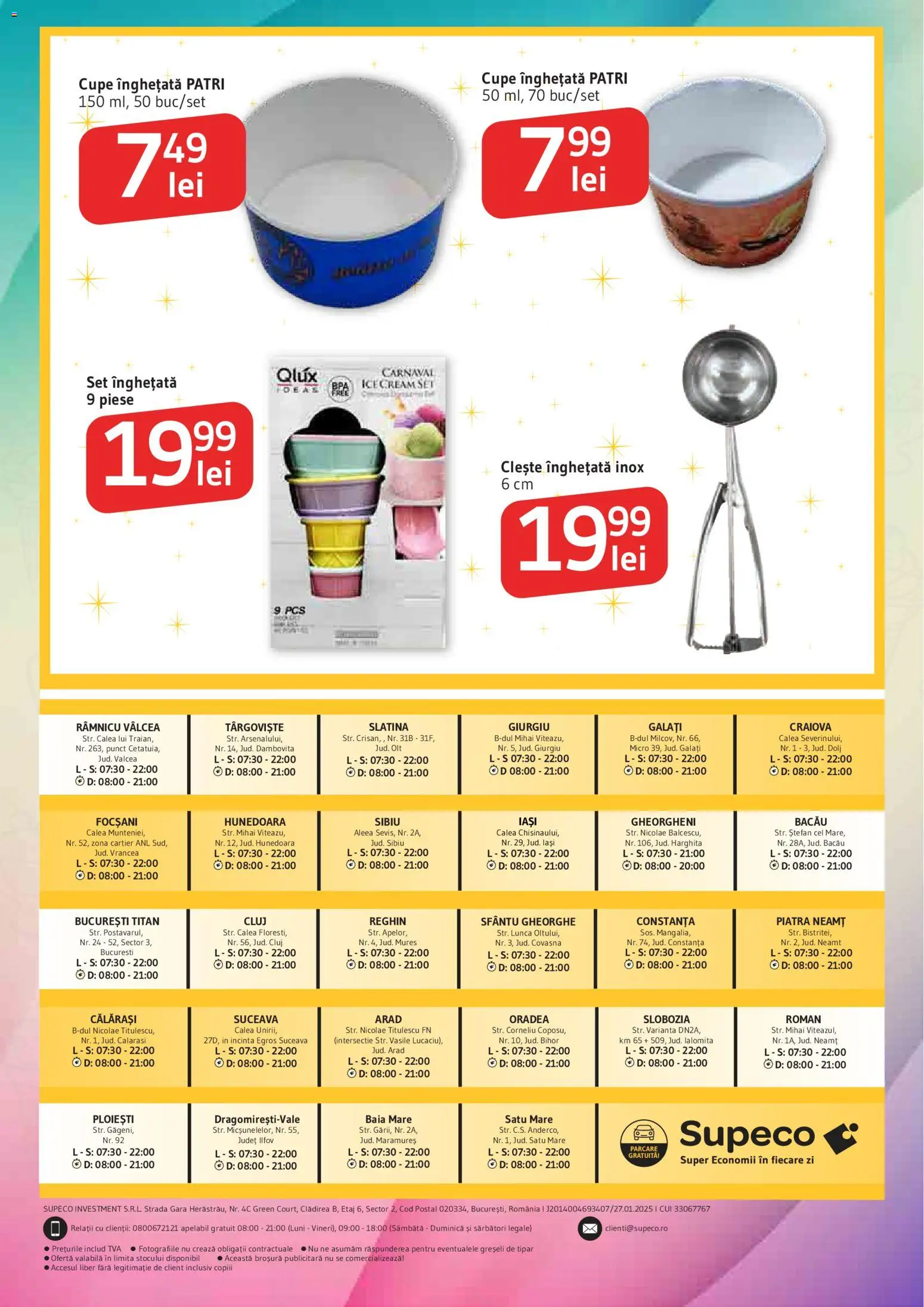 Catalog Supeco 27 August - 8 Septembrie 2026 | Pagina 14 | Produse: Clește, Înghețată