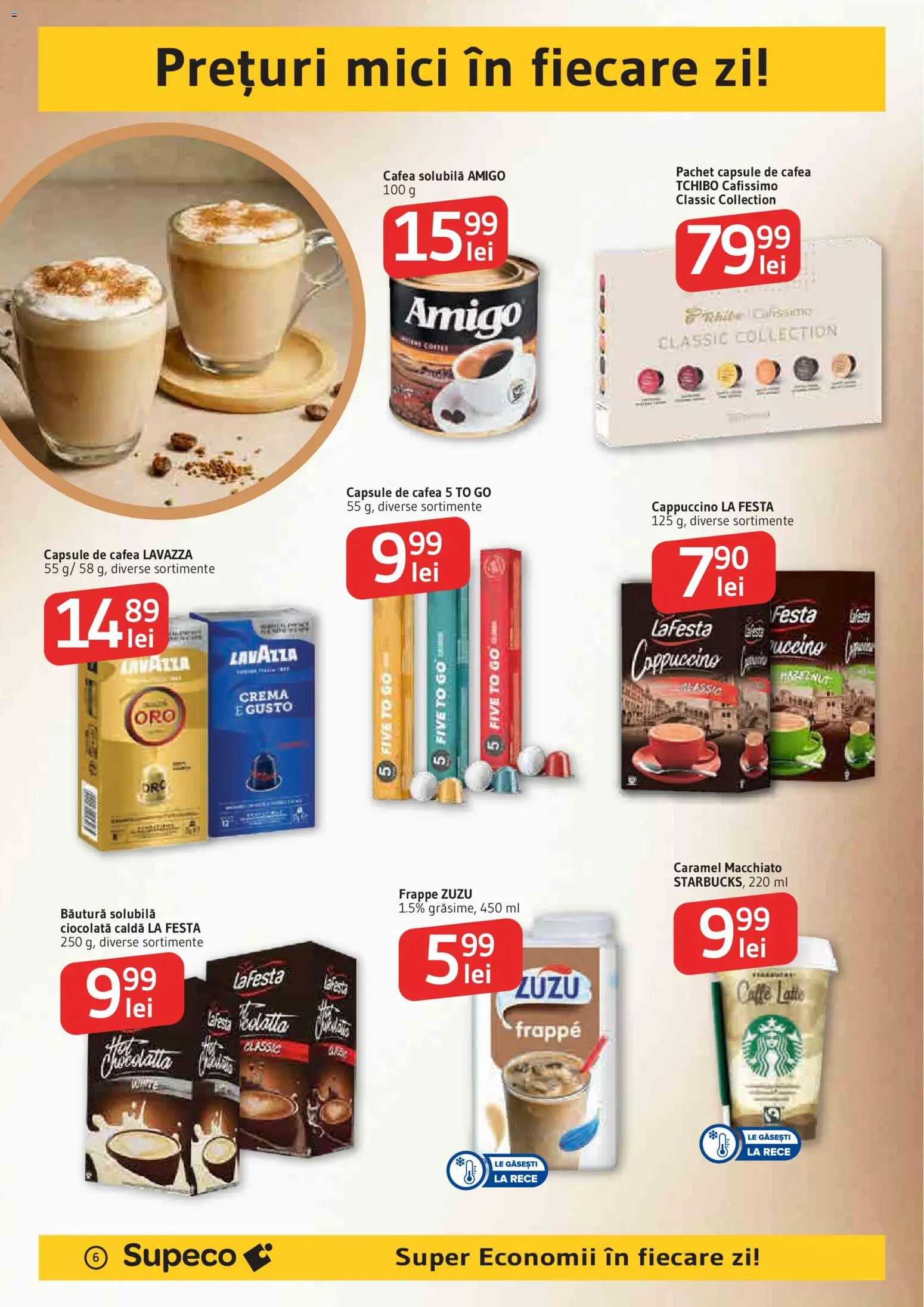 Catalog Supeco 27 August - 8 Septembrie 2026 | Pagina 6 | Produse: Zuzu, Cappuccino, Cremă, Cafea