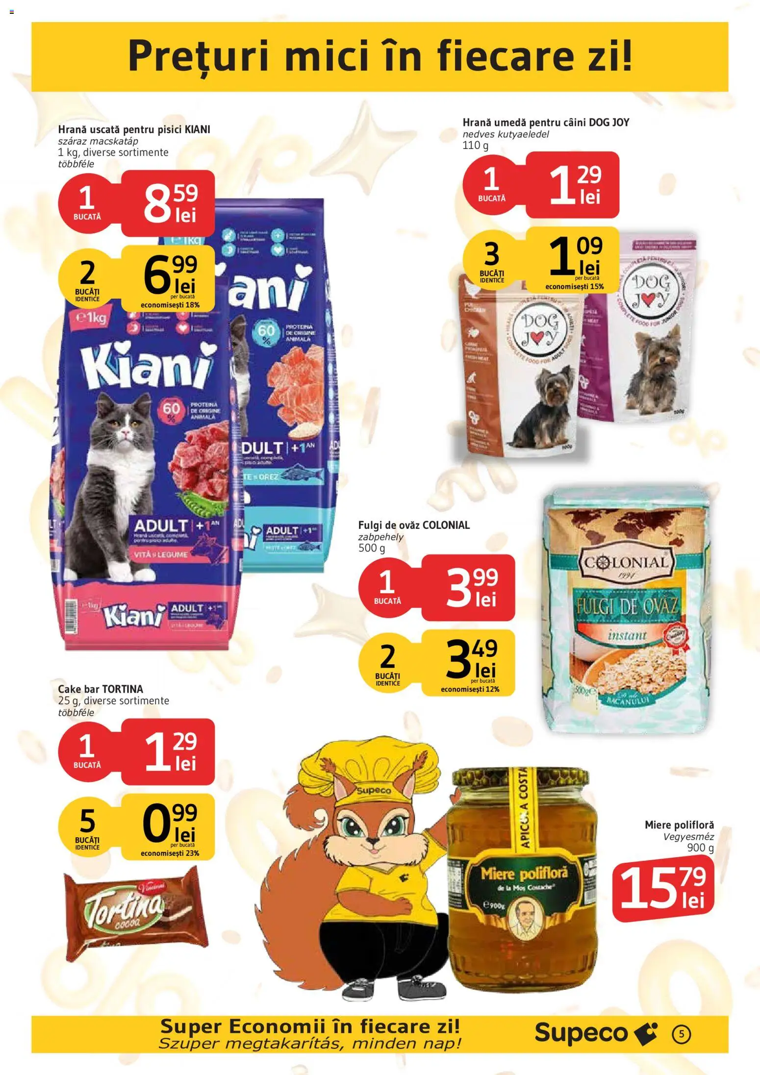 Catalog Supeco 27 August - 8 Septembrie 2026 | Pagina 5 | Produse: Miere, Miere polifloră, Mici, Fulgi