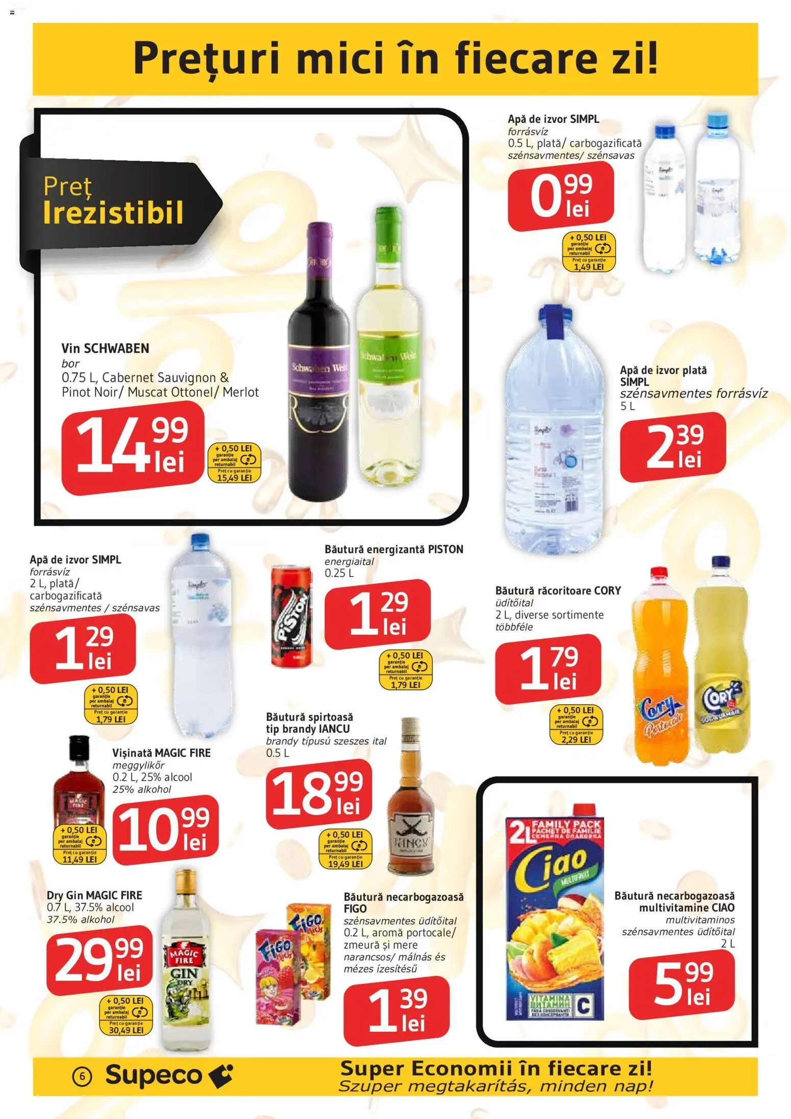 Catalog Supeco 27 August - 8 Septembrie 2026 | Pagina 6 | Produse: Zmeură, Mici, Mere, Gin
