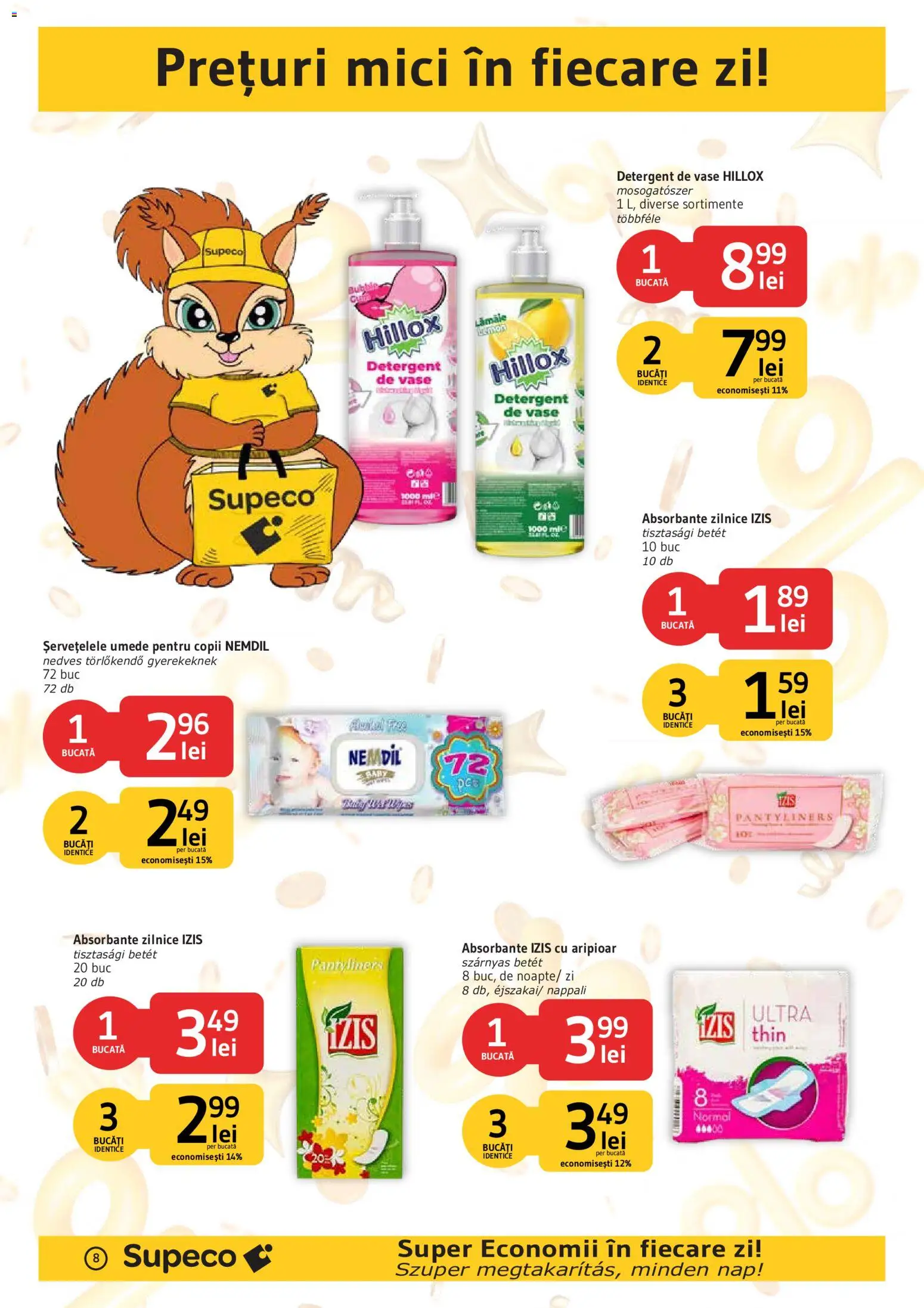 Catalog Supeco 27 August - 8 Septembrie 2026 | Pagina 8 | Produse: Vase, Mici, Detergent, Absorbante
