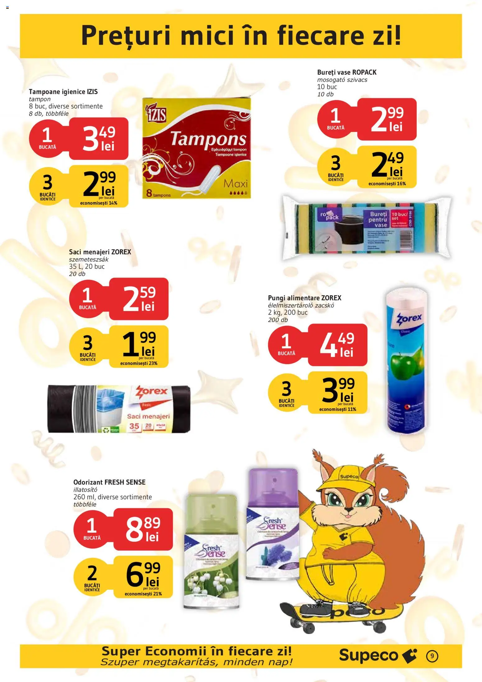 Catalog Supeco 27 August - 8 Septembrie 2026 | Pagina 9 | Produse: Vase, Saci menajeri, Mici, Tampoane