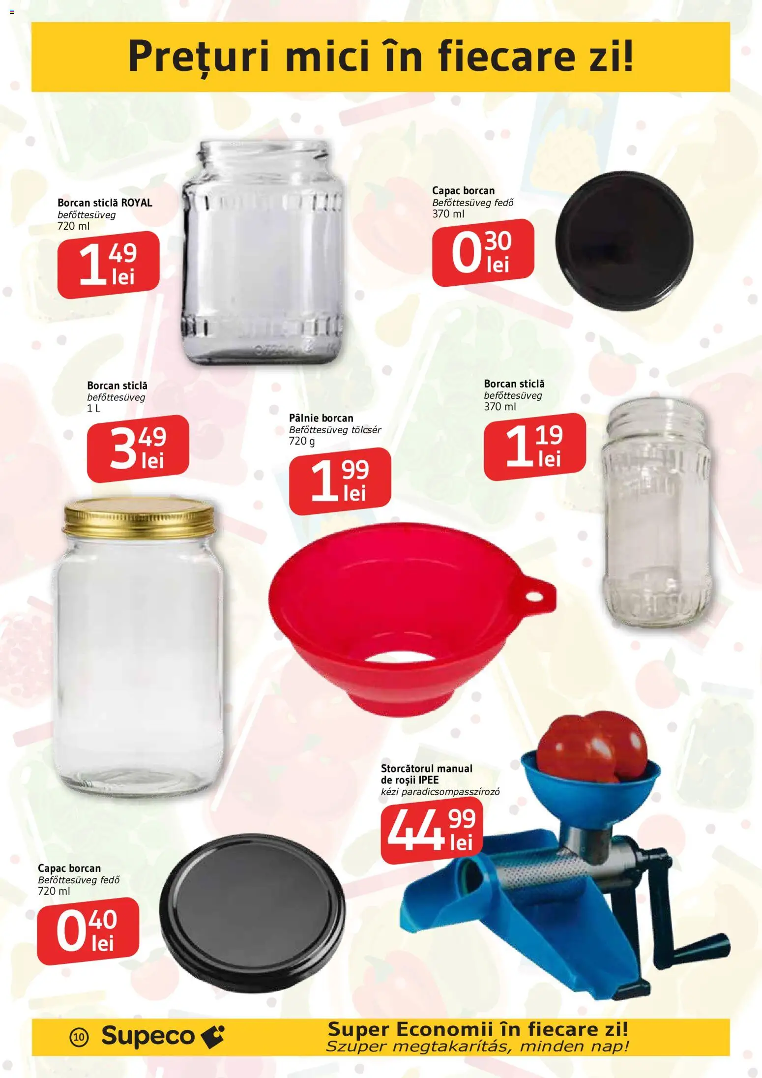 Catalog Supeco 20 August - 1 Septembrie 2026 | Pagina 10 | Produse: Mici, Borcan, Roșii