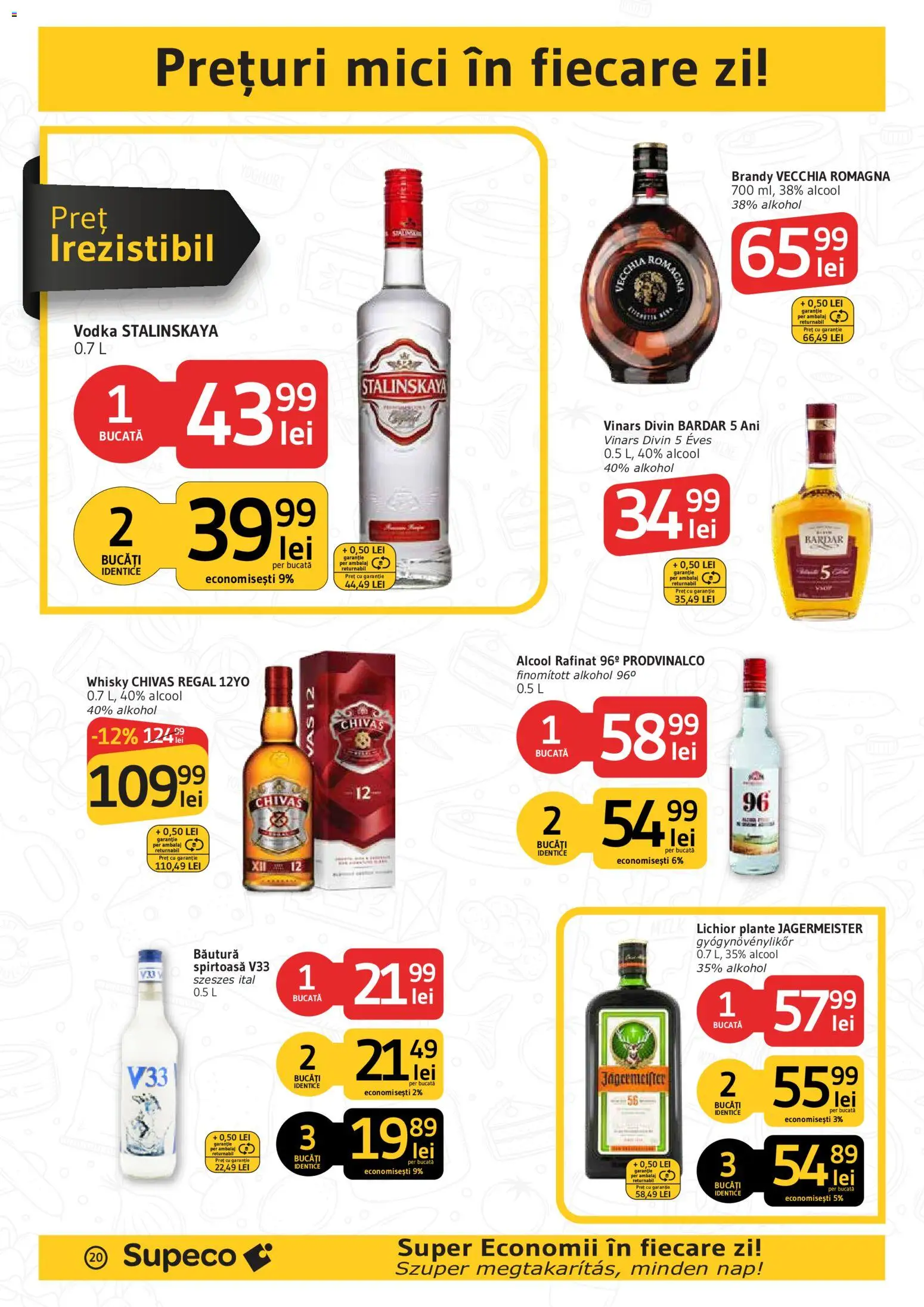 Catalog Supeco 20 August - 1 Septembrie 2026 | Pagina 20 | Produse: Mici, Lichior, Vodka
