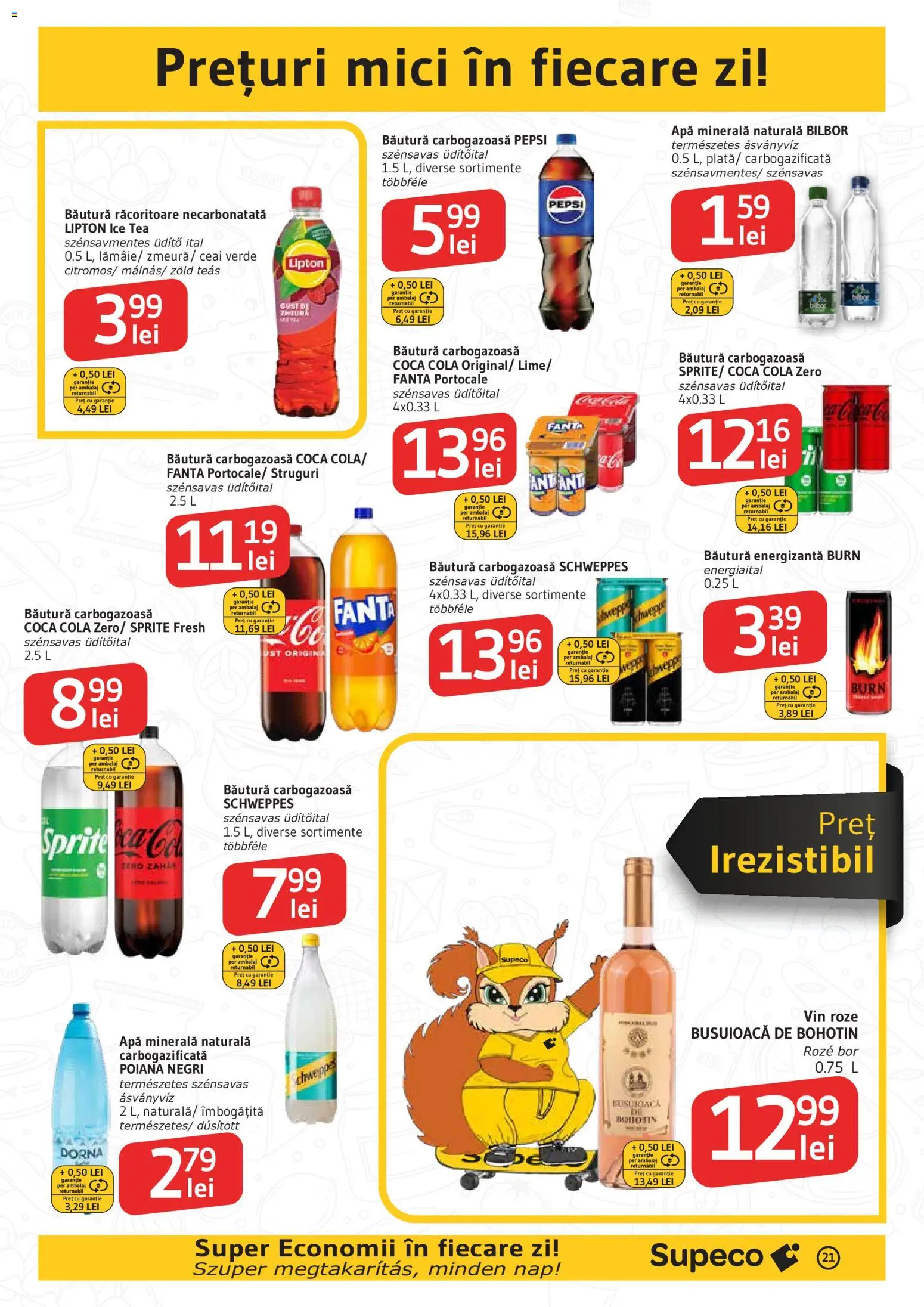 Catalog Supeco 20 August - 1 Septembrie 2026 | Pagina 21 | Produse: Bautura racoritoare, Pepsi, Coca cola, Ice tea