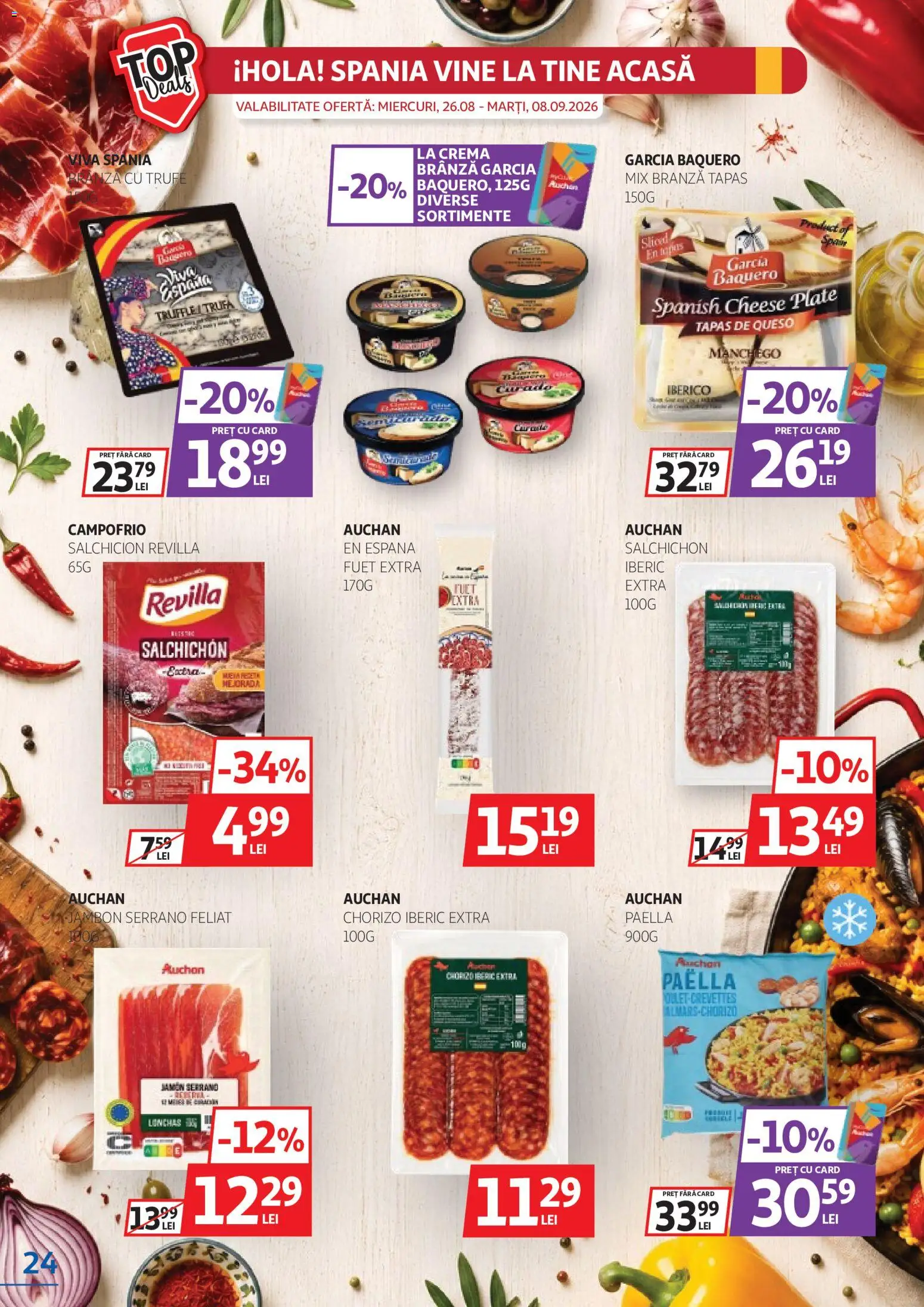 Catalog Auchan 26 August - 7 Septembrie 2026 | Pagina 24 | Produse: Brânză, Cremă