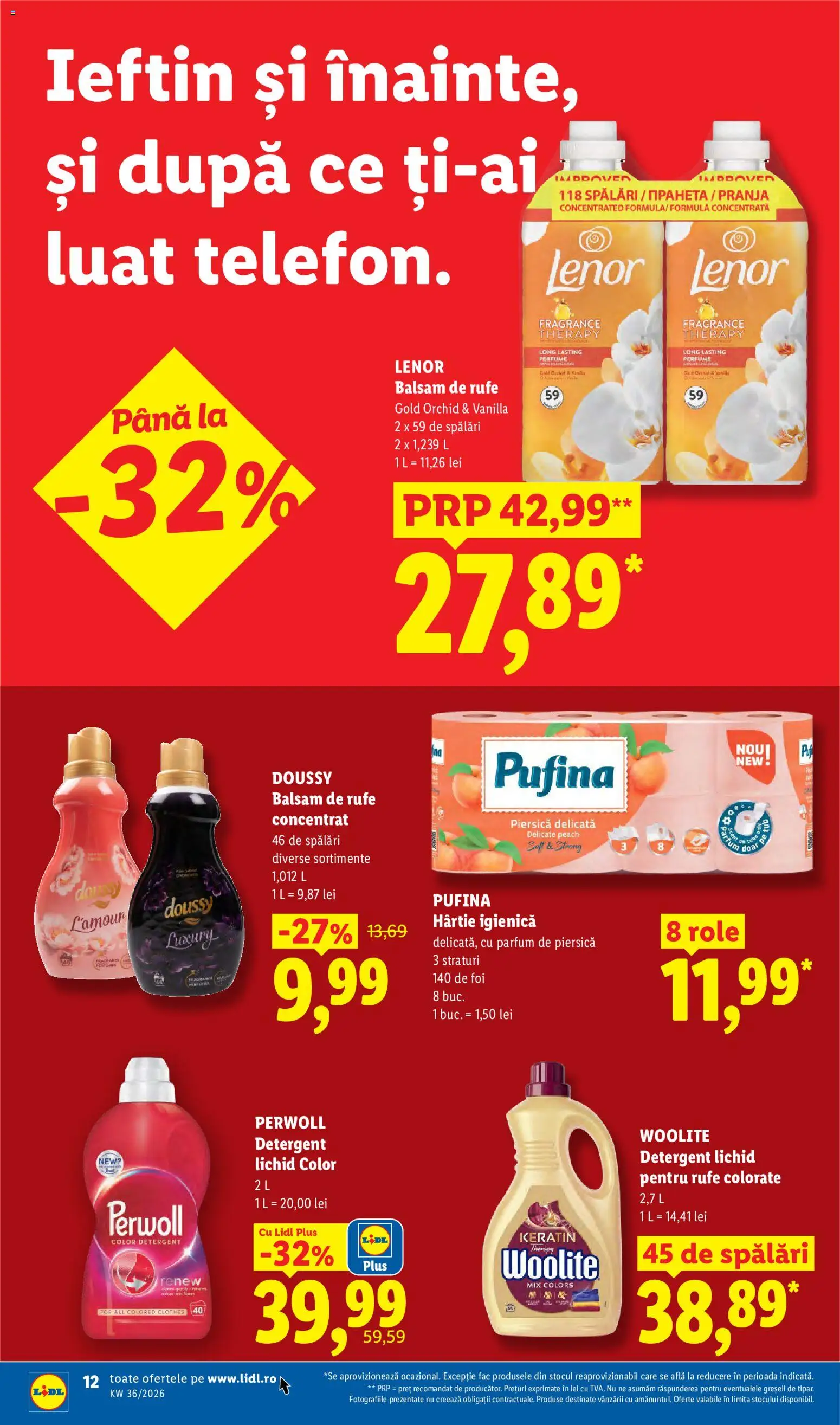 Catalog LIDL 31 August - 5 Septembrie 2026 | Pagina 12 | Produse: Piersică, Doussy, Role, Plus
