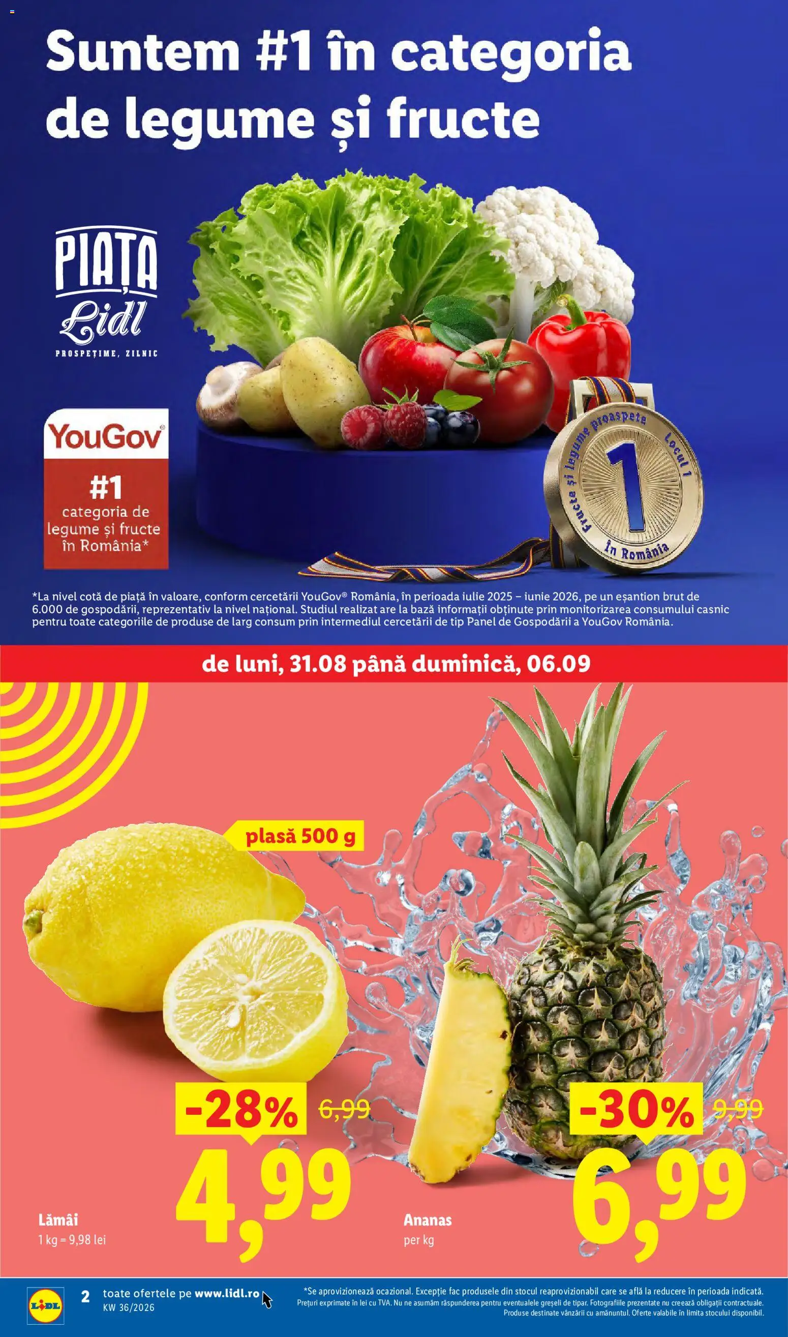 Catalog LIDL 31 August - 5 Septembrie 2026 | Pagina 2 | Produse: Lamai, Ananas, Tip, Legume