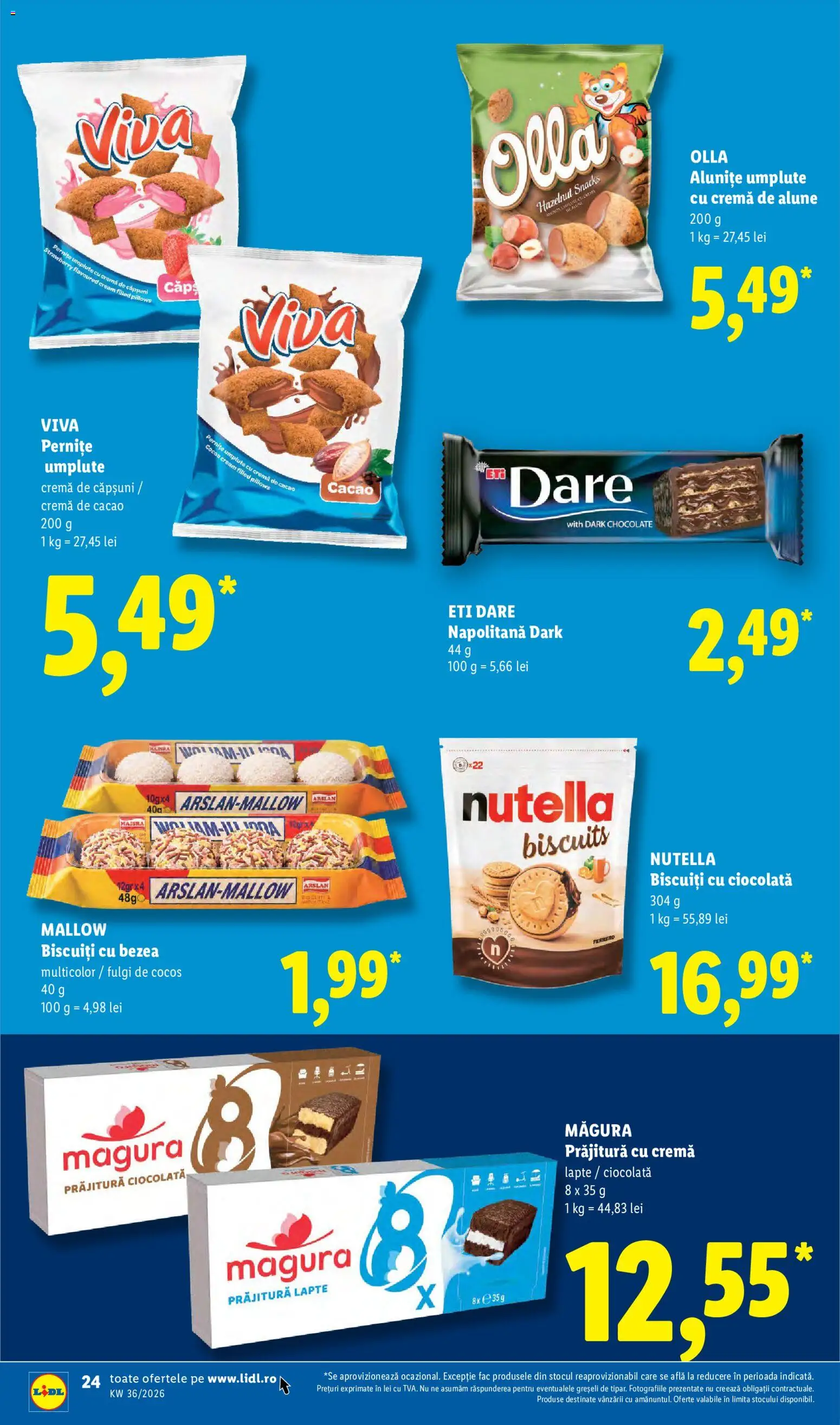 Catalog LIDL 31 August - 5 Septembrie 2026 | Pagina 24 | Produse: Cremă, Cacao, Biscuiți, Fulgi
