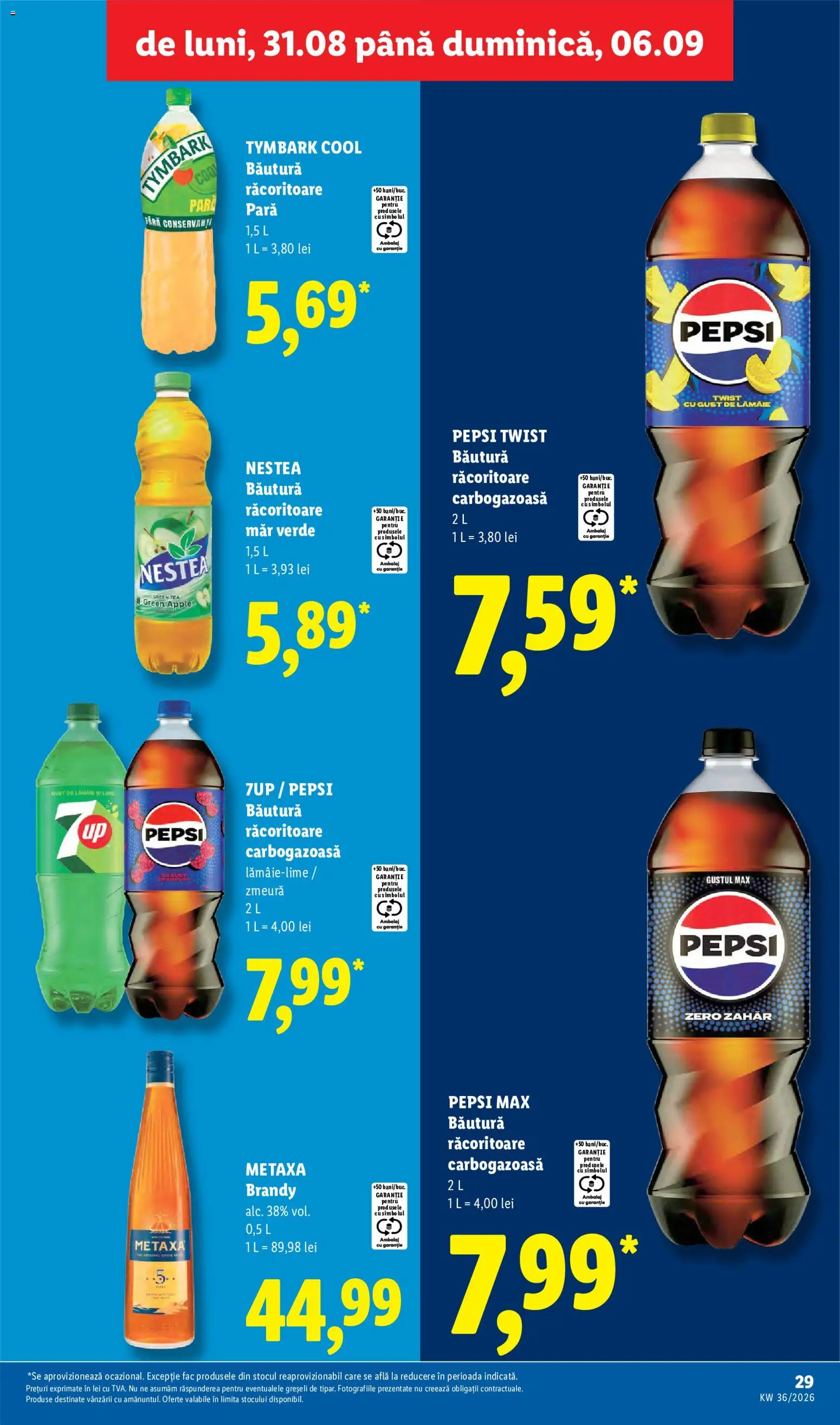 Catalog LIDL 31 August - 5 Septembrie 2026 | Pagina 29 | Produse: Bautura racoritoare, Metaxa, Apple, Zahăr