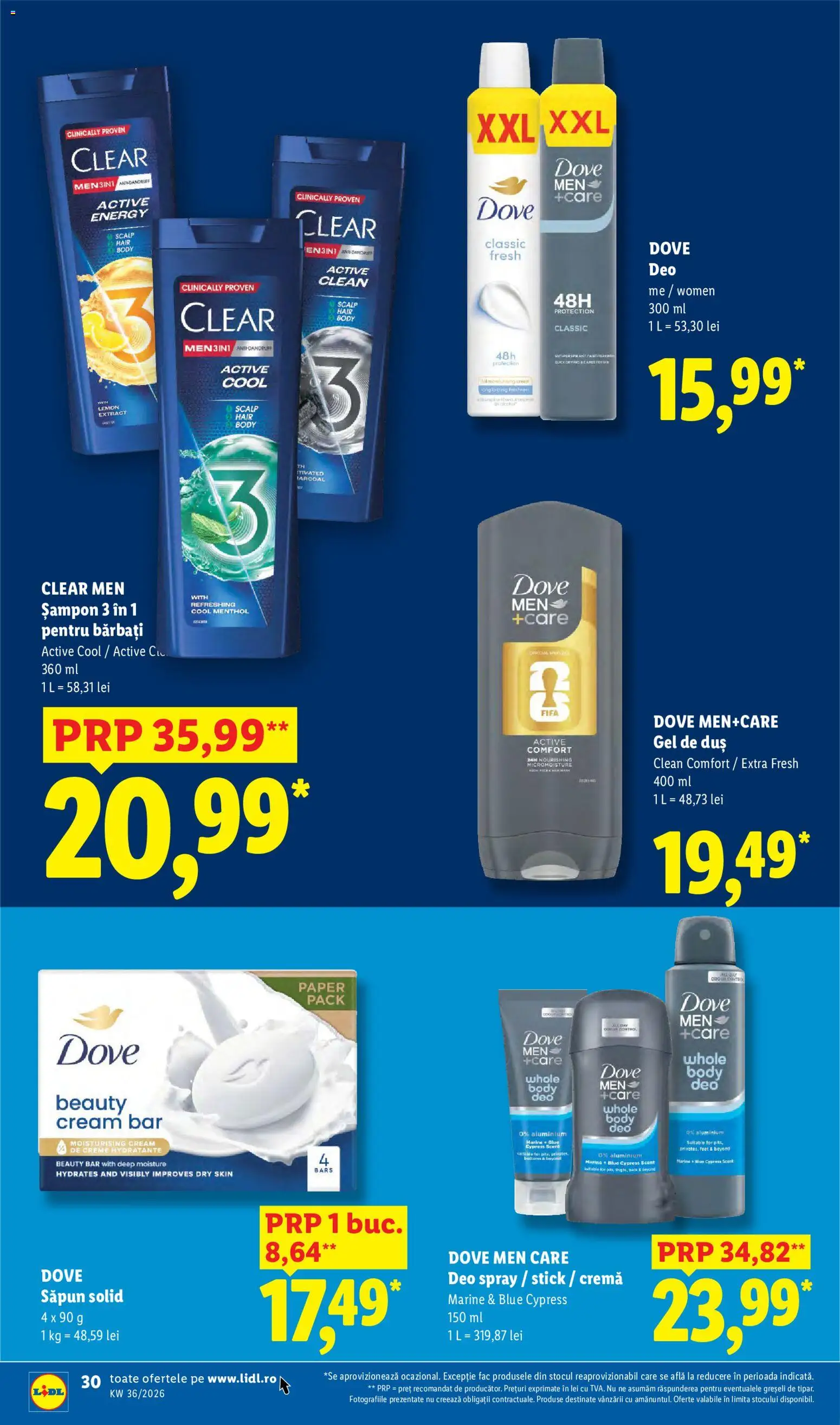 Catalog LIDL 31 August - 5 Septembrie 2026 | Pagina 30 | Produse: Solid, Clean, Clear men, Șampon