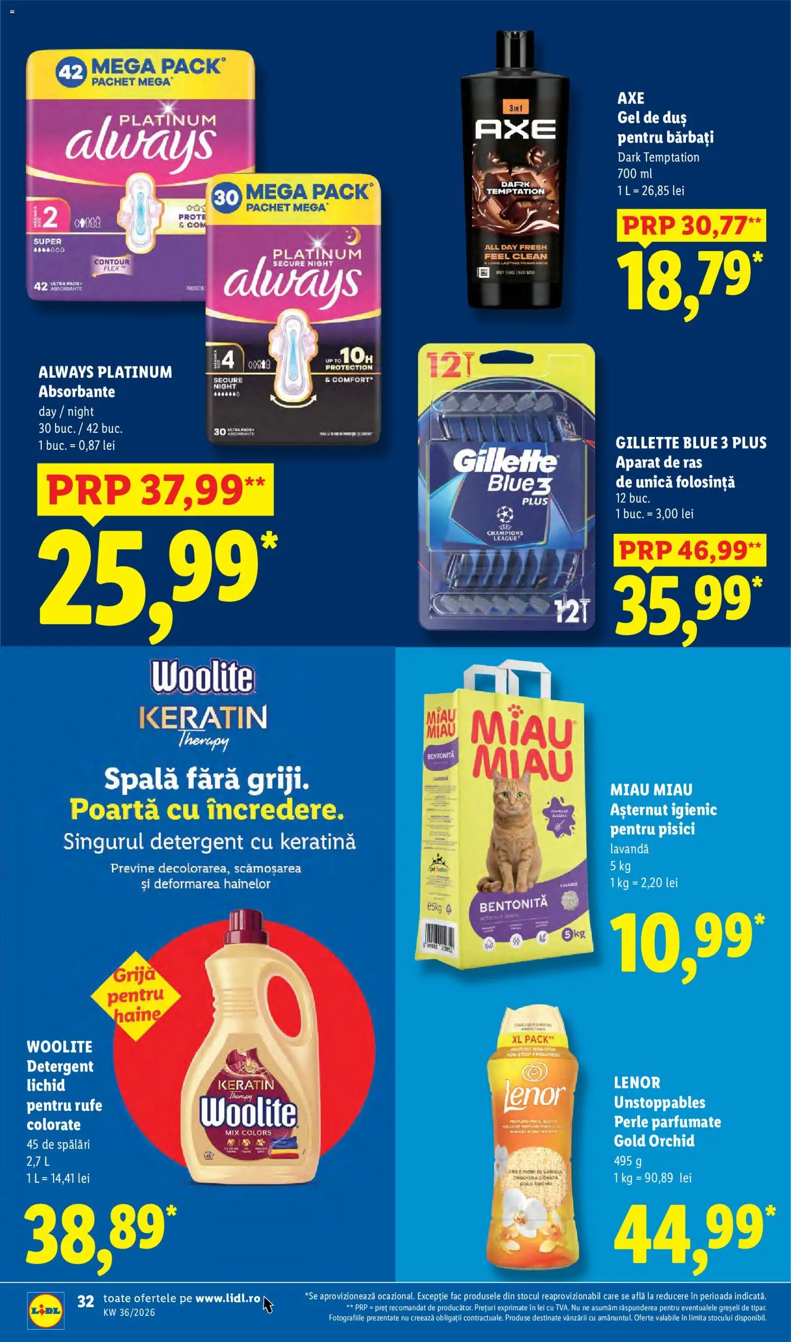 Catalog LIDL 31 August - 5 Septembrie 2026 | Pagina 32 | Produse: Aparat, Duș, Detergent, Absorbante