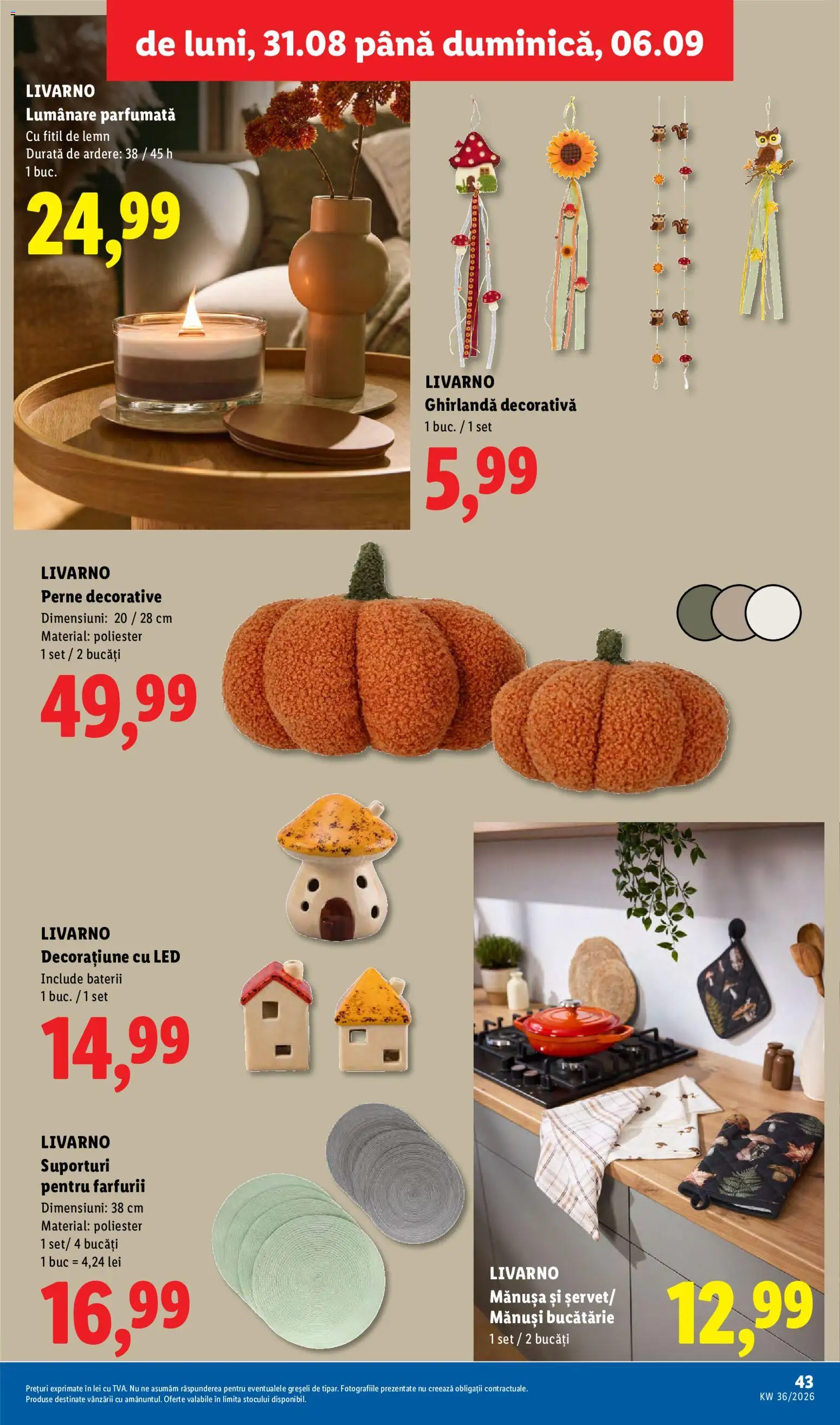 Catalog LIDL 31 August - 5 Septembrie 2026 | Pagina 43 | Produse: Mănuși, LED, Lumânare, Baterii