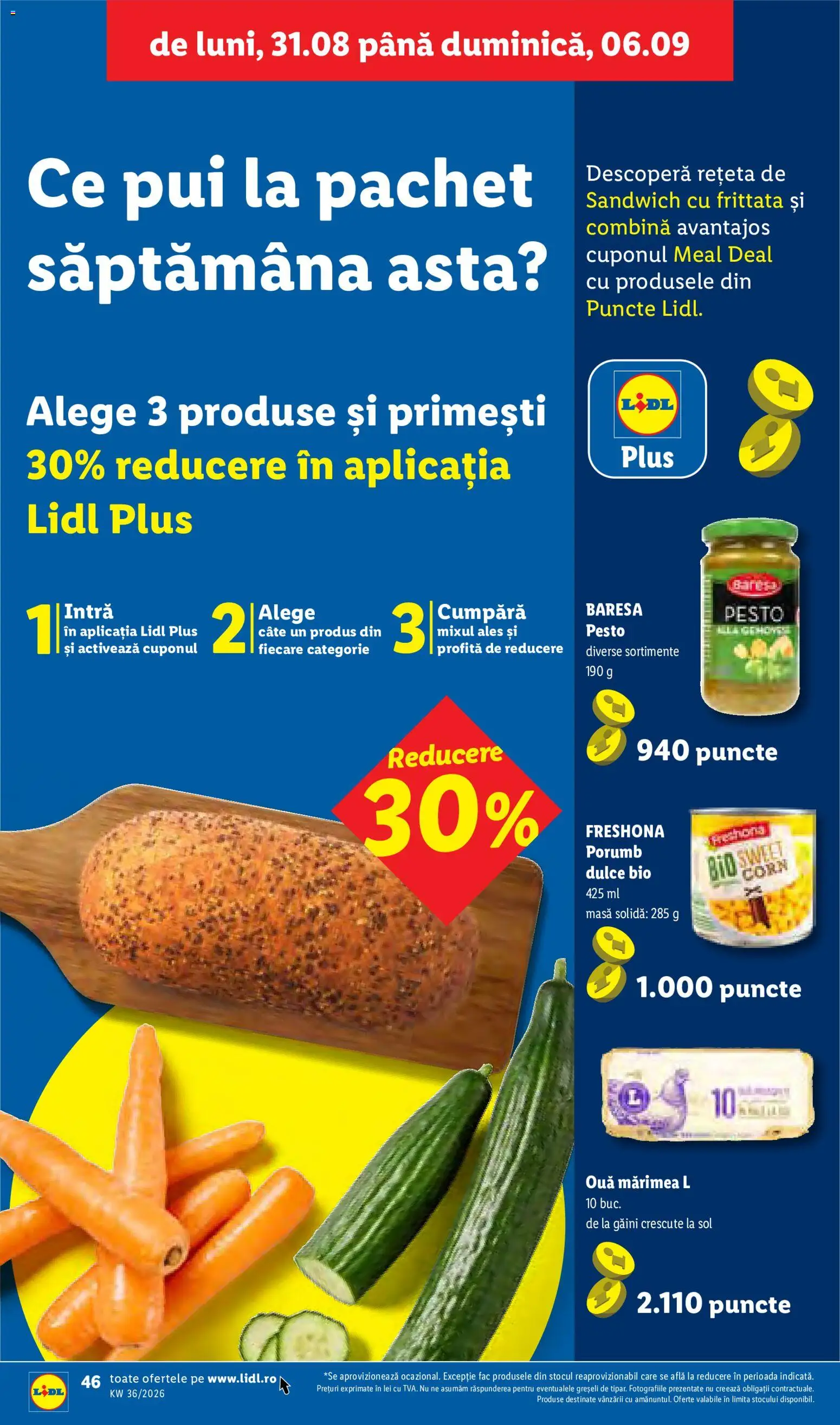 Catalog LIDL 31 August - 5 Septembrie 2026 | Pagina 46 | Produse: Bio, Ouă, Porumb, Plus