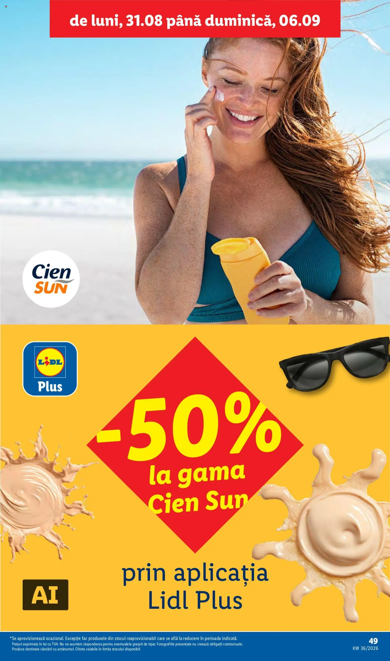 Catalog LIDL 31 August - 5 Septembrie 2026 | Pagina 49 | Produse: Cien, Plus